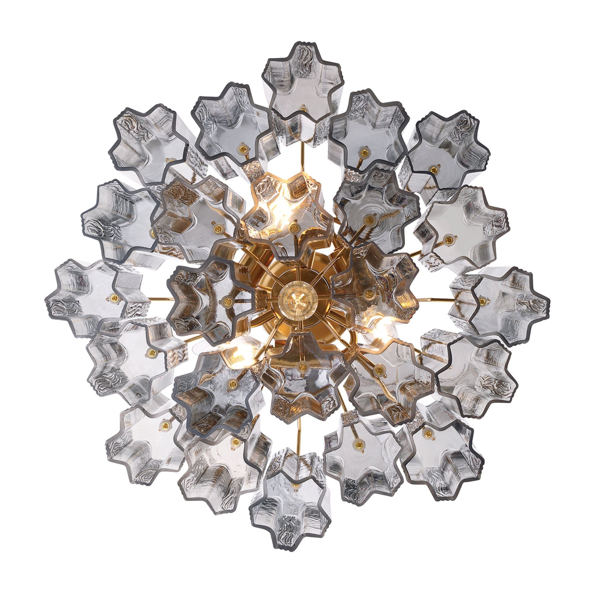 Addis 4 Light Aged Brass Mini Chandelier 17.75"W x 13.75"H x 17.75"D