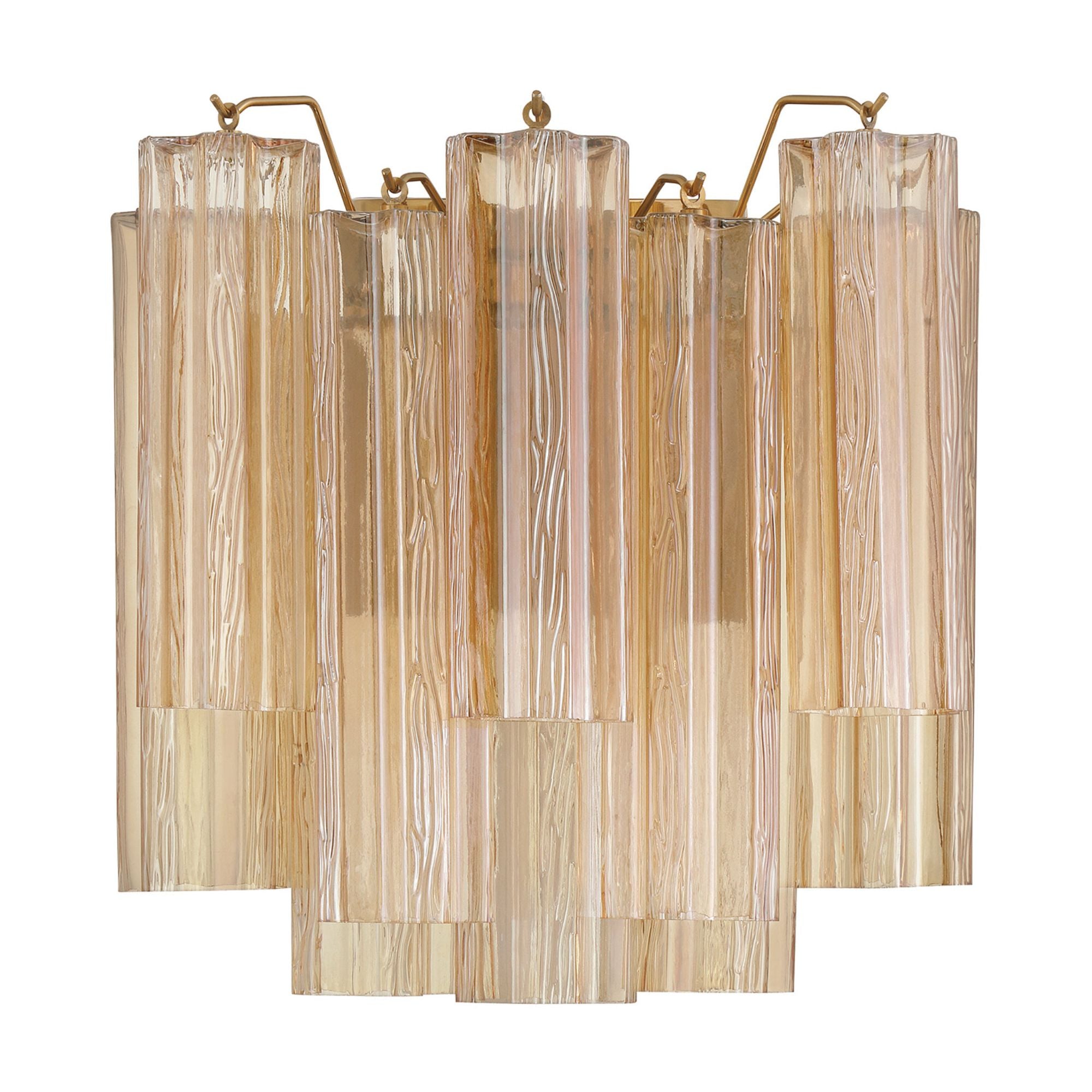 Addis 14.5'' Aged Brass Sconce Gold 14.5"W x 14.5"H x 9.75"D