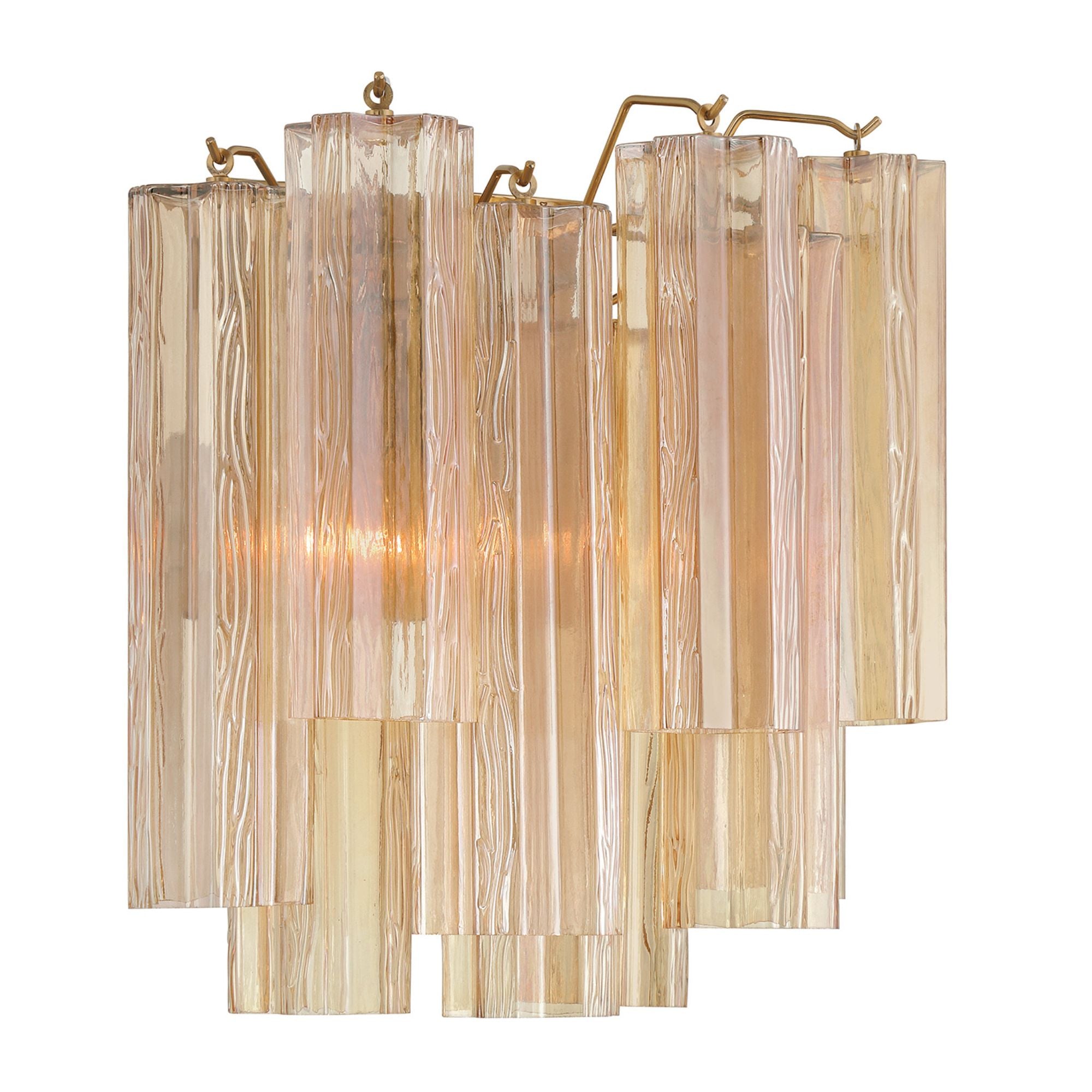 Addis 14.5'' Aged Brass Sconce Gold 14.5"W x 14.5"H x 9.75"D