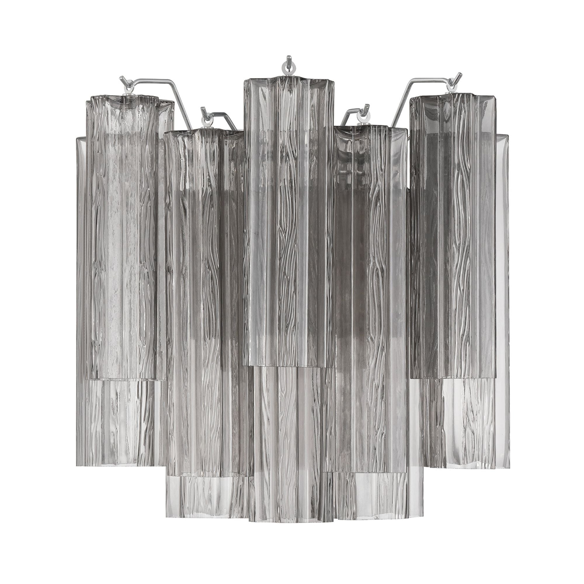 Addis 14.5'' Polished Chrome Sconce Gray 14.5"W x 14.5"H x 9.75"D