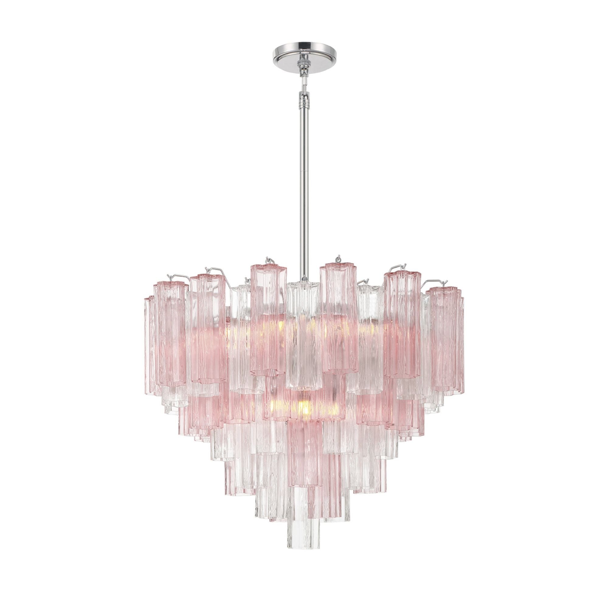 Addis 26.75'' Polished Chrome Chandelier Multi 26.75"W x 21.5"H x 26.75"D