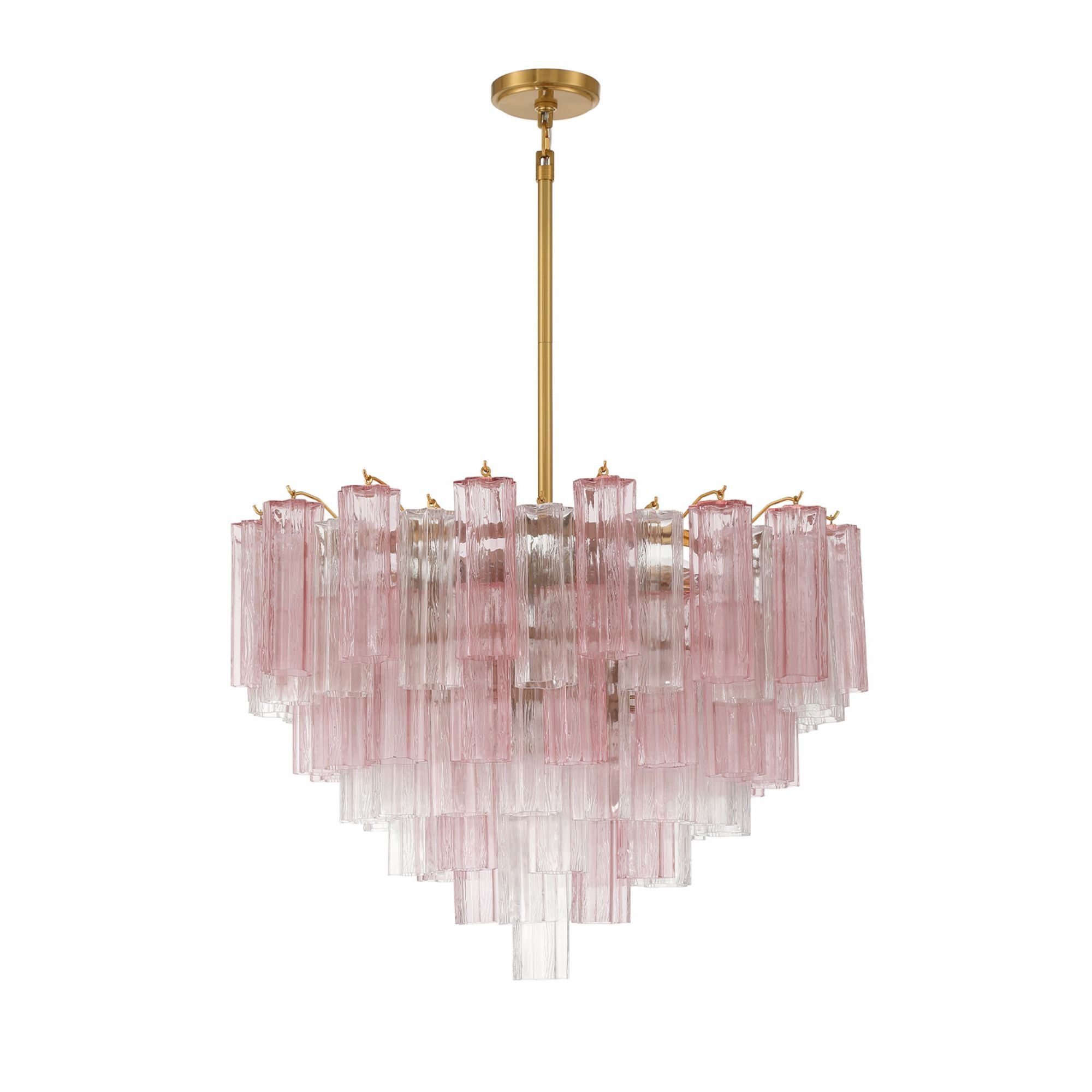 Addis 32'' Aged Brass Chandelier Multi 32"W x 21.5"H x 32"D