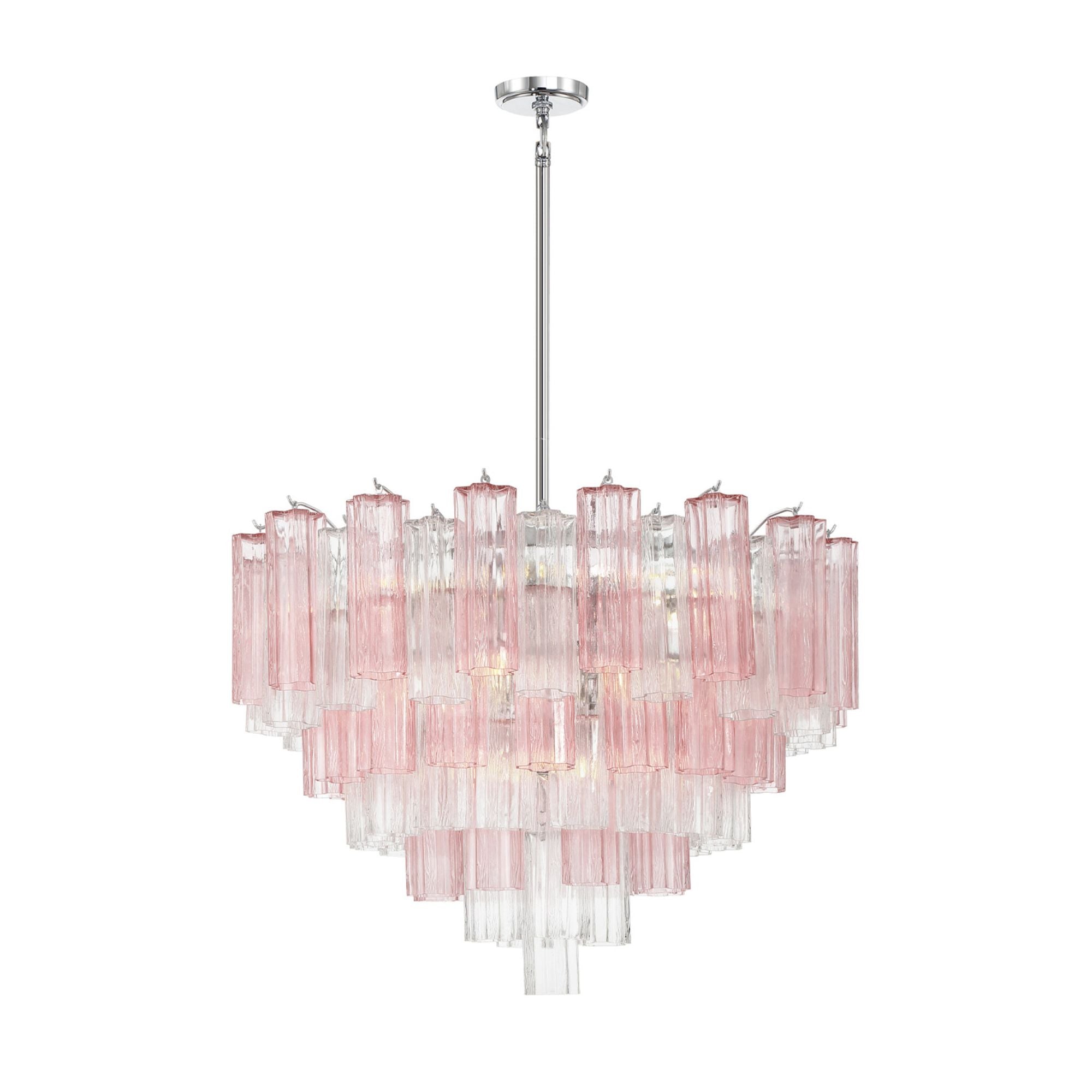 Addis 16 Light Polished Chrome Chandelier 32"W x 21.5"H x 32"D