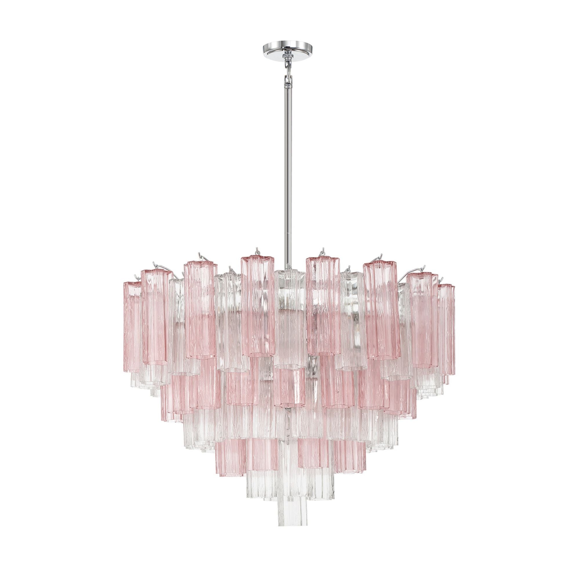 Addis 16 Light Polished Chrome Chandelier 32"W x 21.5"H x 32"D