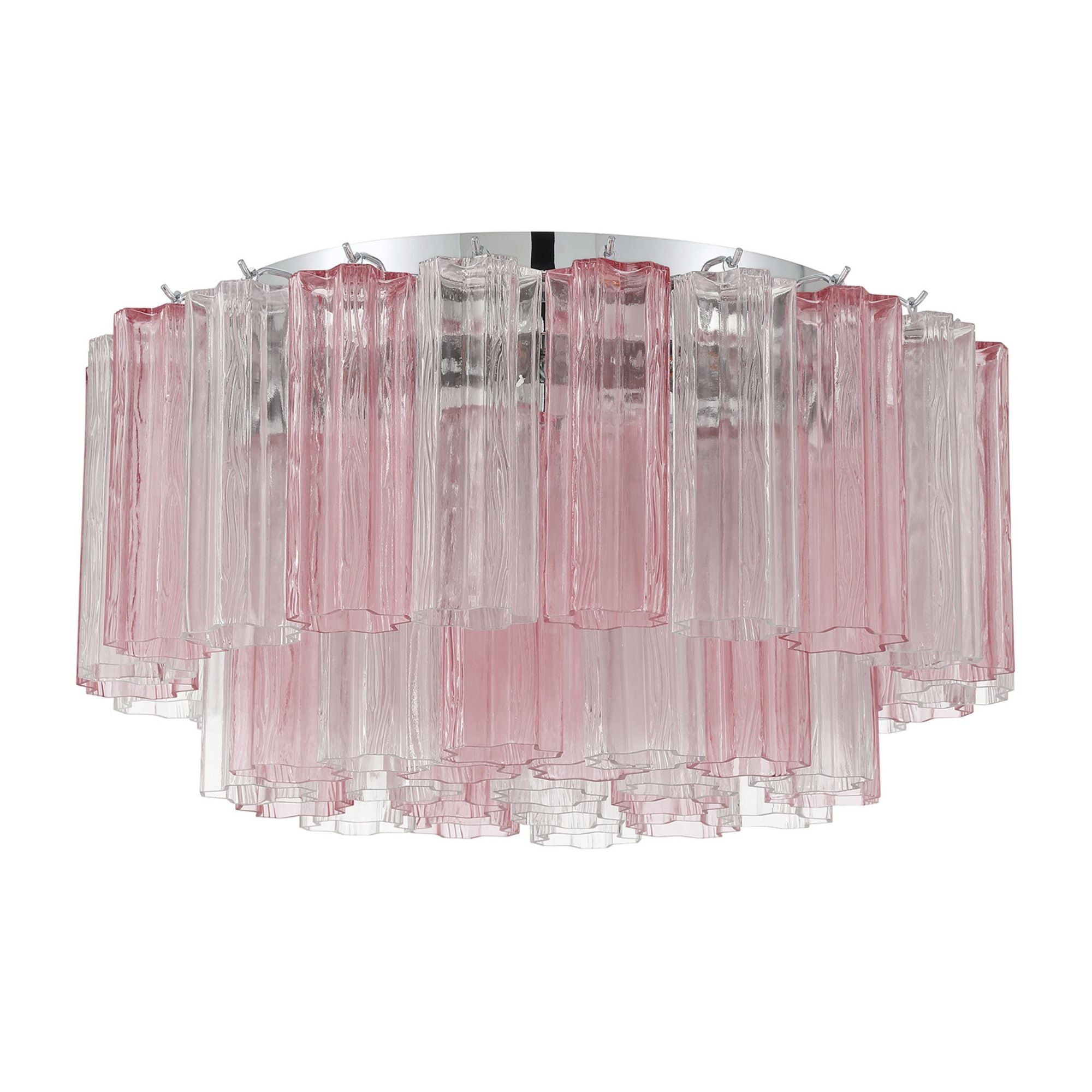 Addis 22.25'' Polished Chrome Flush Mount Multi 22.25"W x 11.75"H x 22.25"D