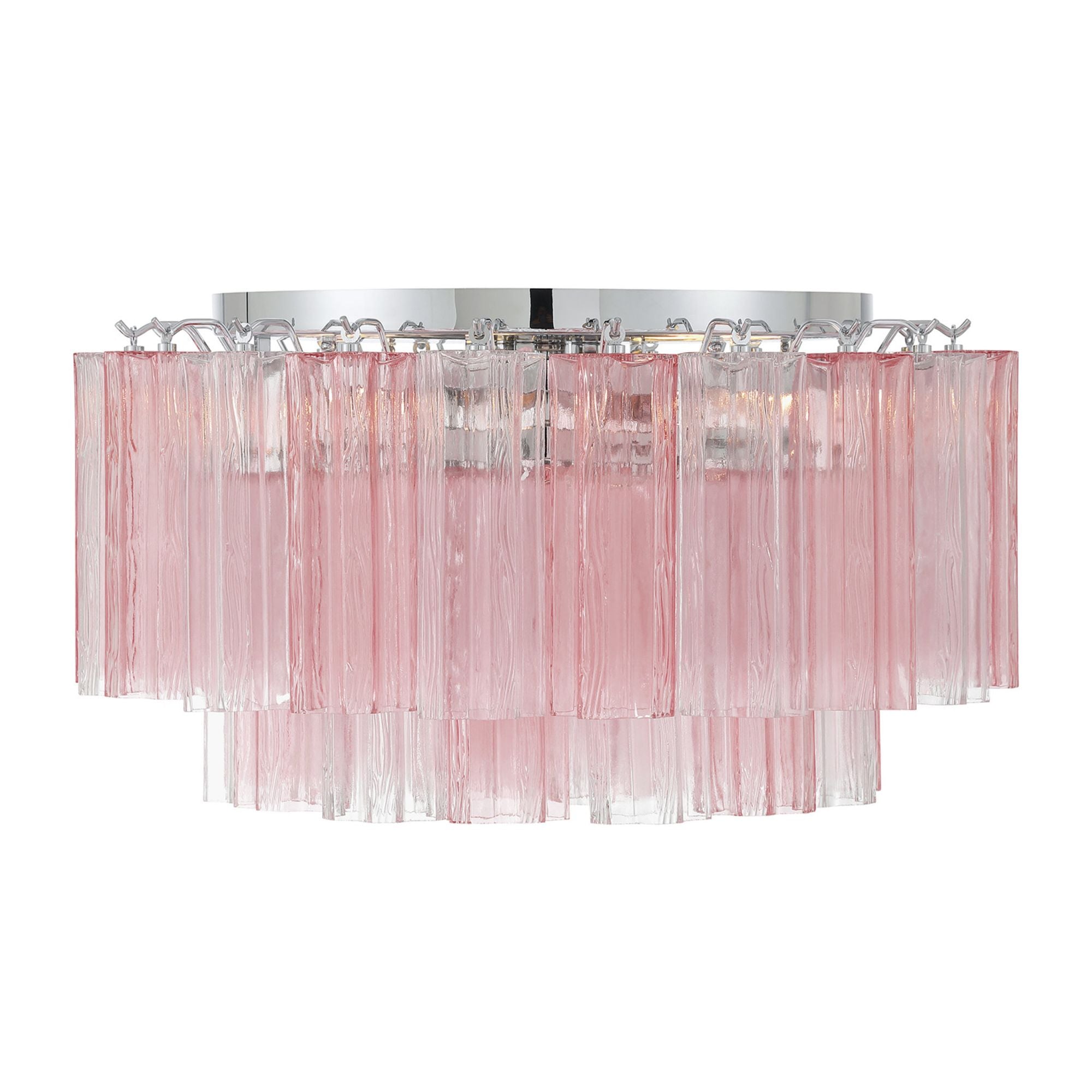 Addis 22.25'' Polished Chrome Flush Mount Multi 22.25"W x 11.75"H x 22.25"D