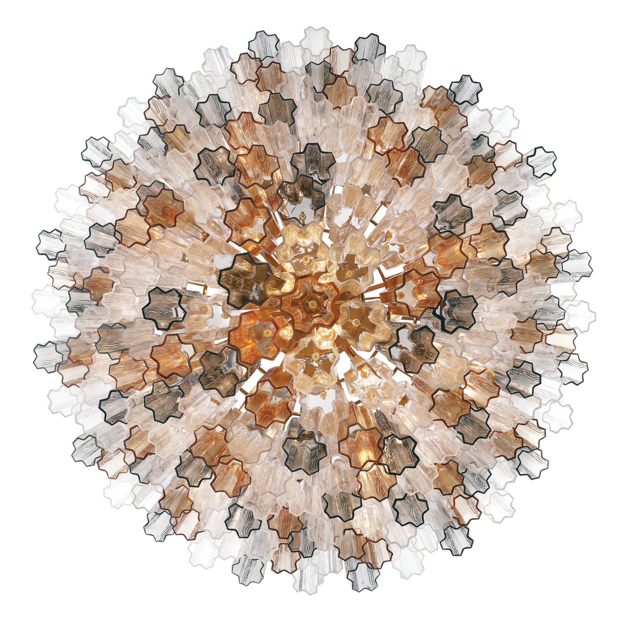 Addis 49'' Aged Brass Chandelier Multi 49"W x 42.5"H x 49"D