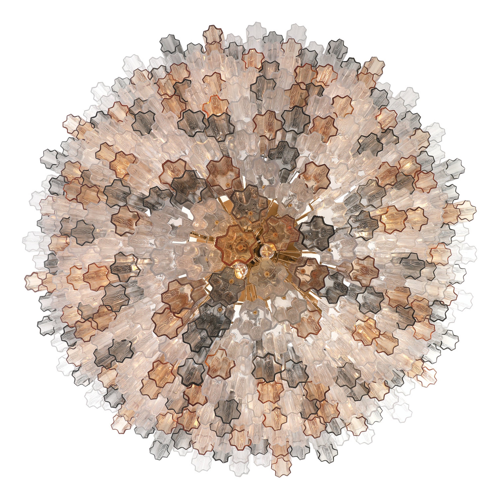 Addis 62'' Aged Brass Chandelier Multi 62"W x 40"H x 62"D