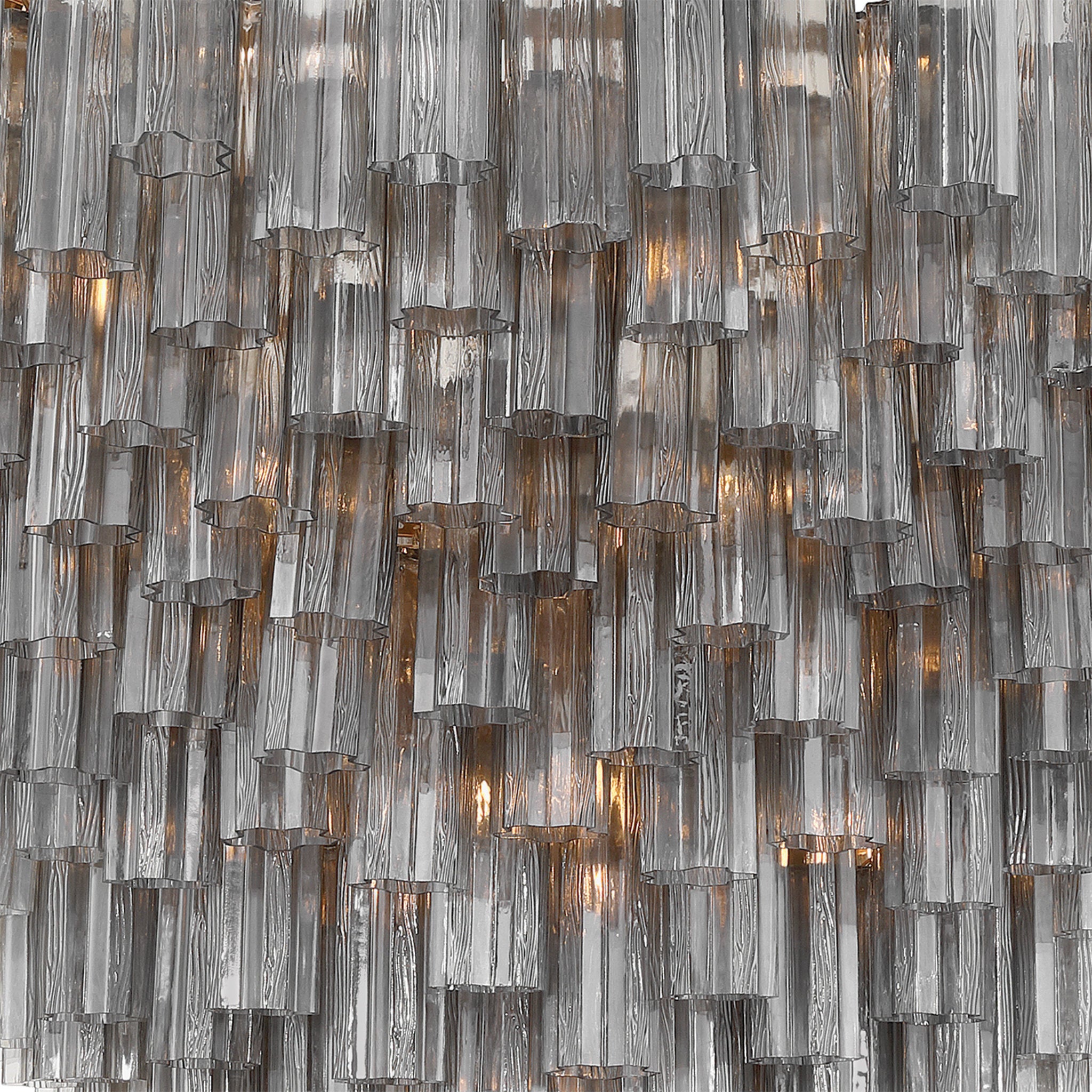 Addis 62'' Aged Brass Chandelier Gray 62"W x 40"H x 62"D