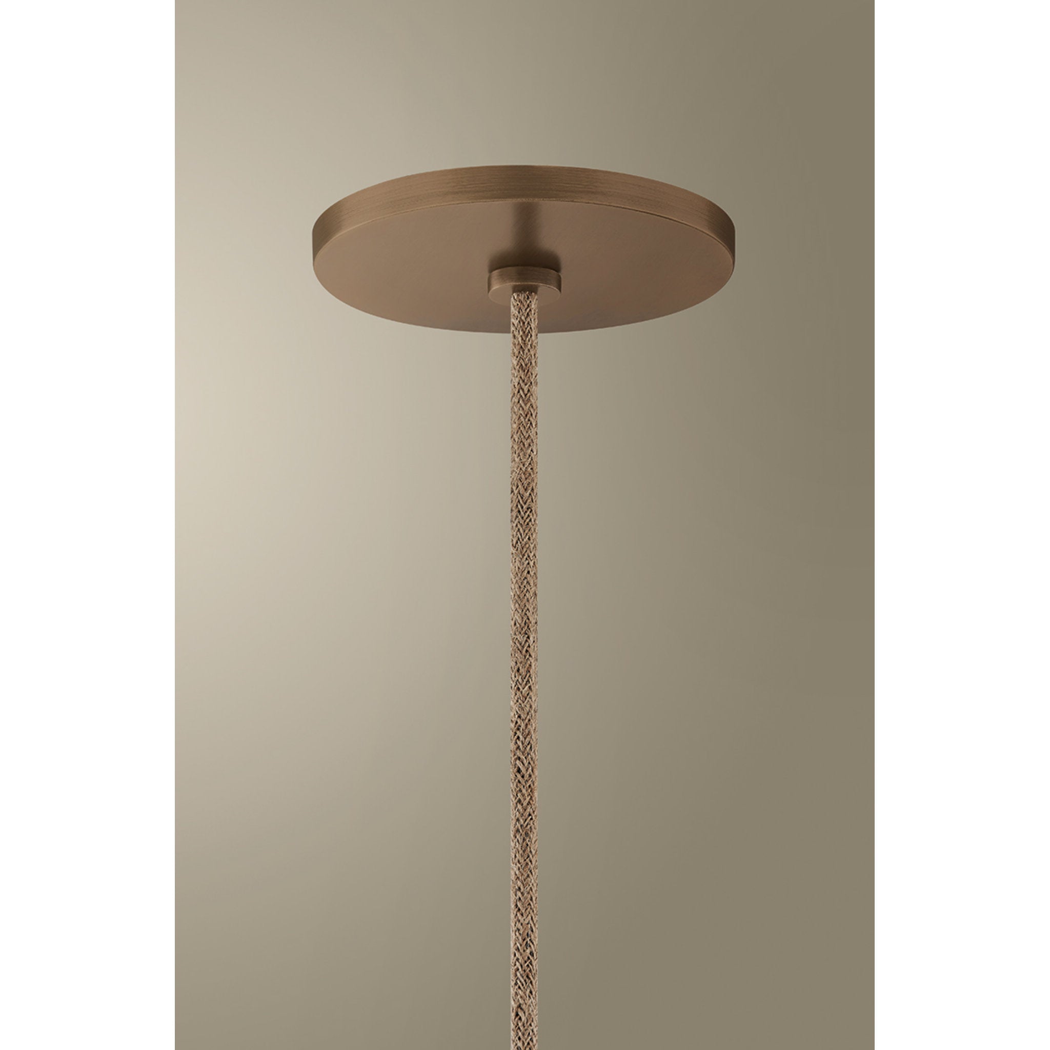 Ahrens 1-Light Pendant in Patina Brass 36W x 12.75H