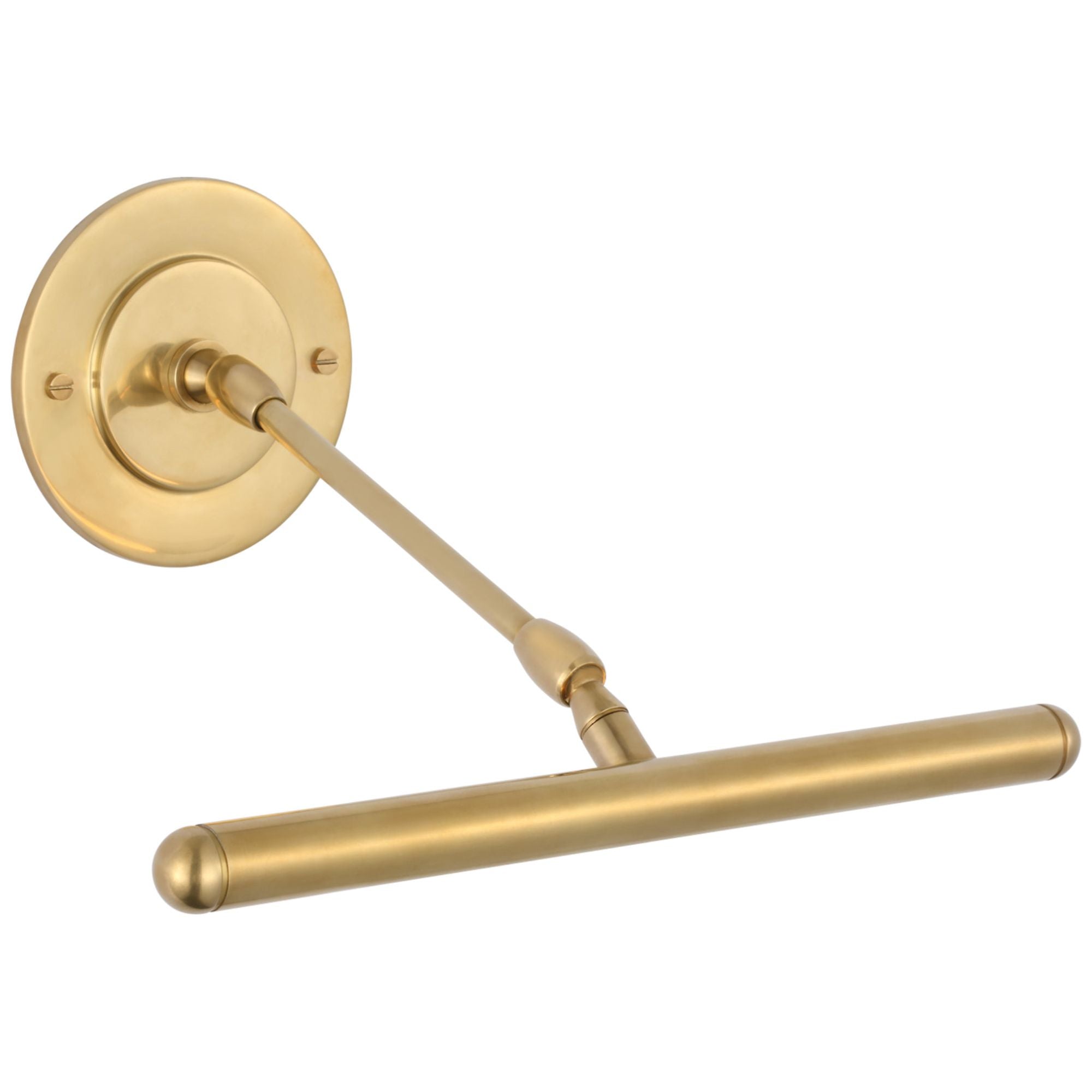 Amber Lewis Emery 12" Picture Light in Hand-Rubbed Antique Brass Wall Light W12" x H4.5" - 7"