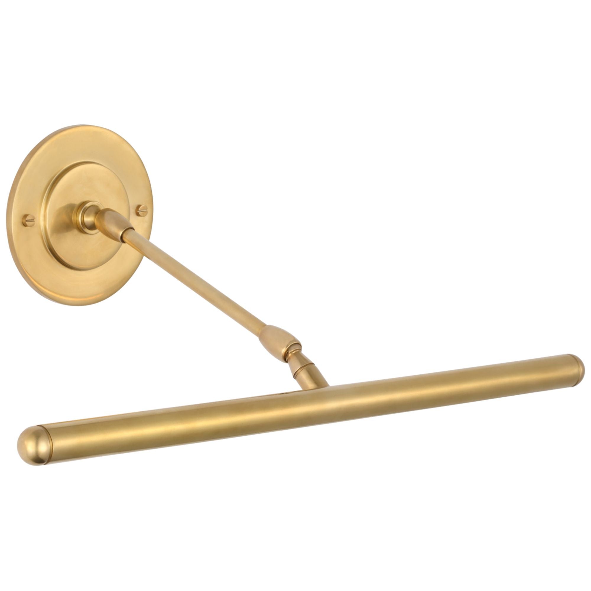 Amber Lewis Emery 18" Picture Light in Hand-Rubbed Antique Brass Wall Light W18" x H4.5" - 7"