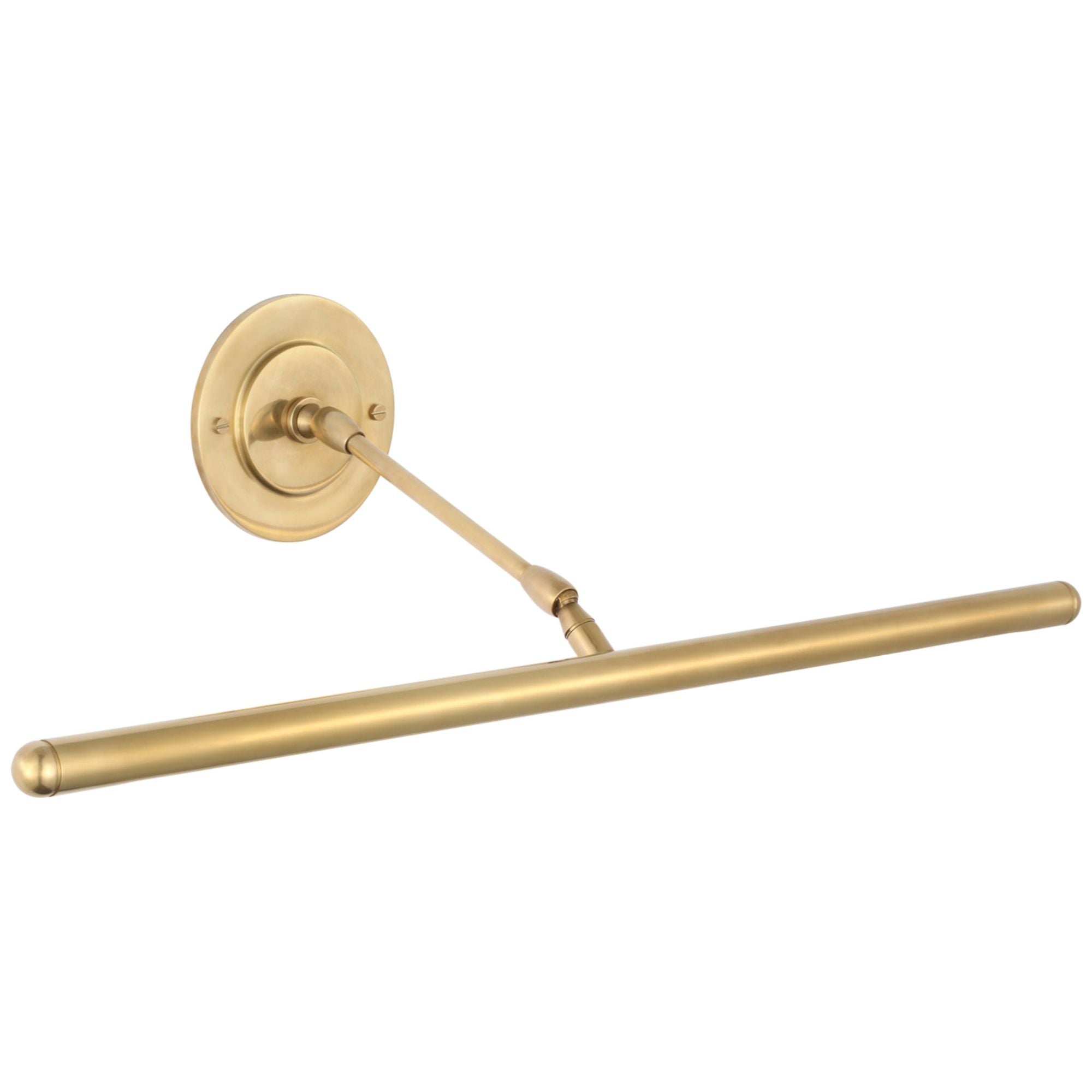 Amber Lewis Emery 24" Picture Light in Hand-Rubbed Antique Brass Wall Light W24" x H4.5" - 7"