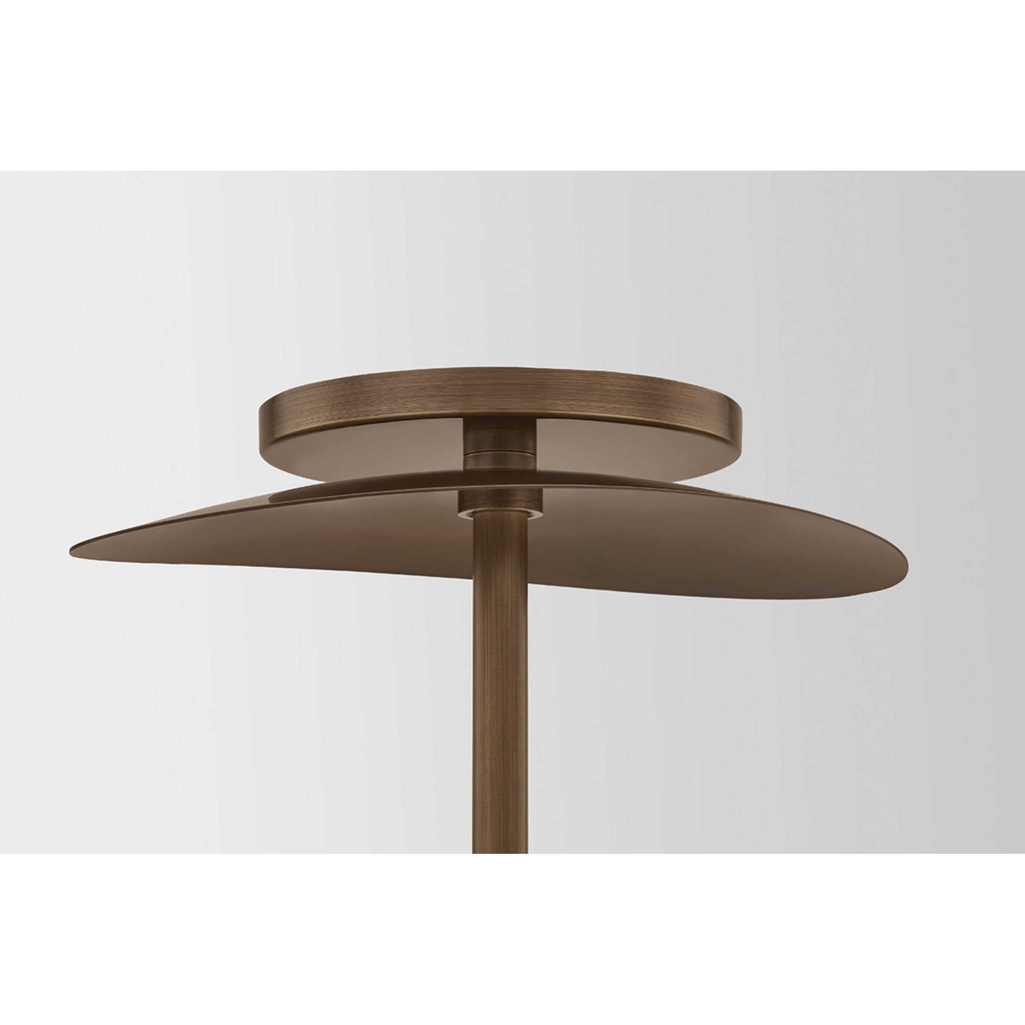 Alba 3-Light Semi Flush in Old World Brass by Moniomi 20W x 11H