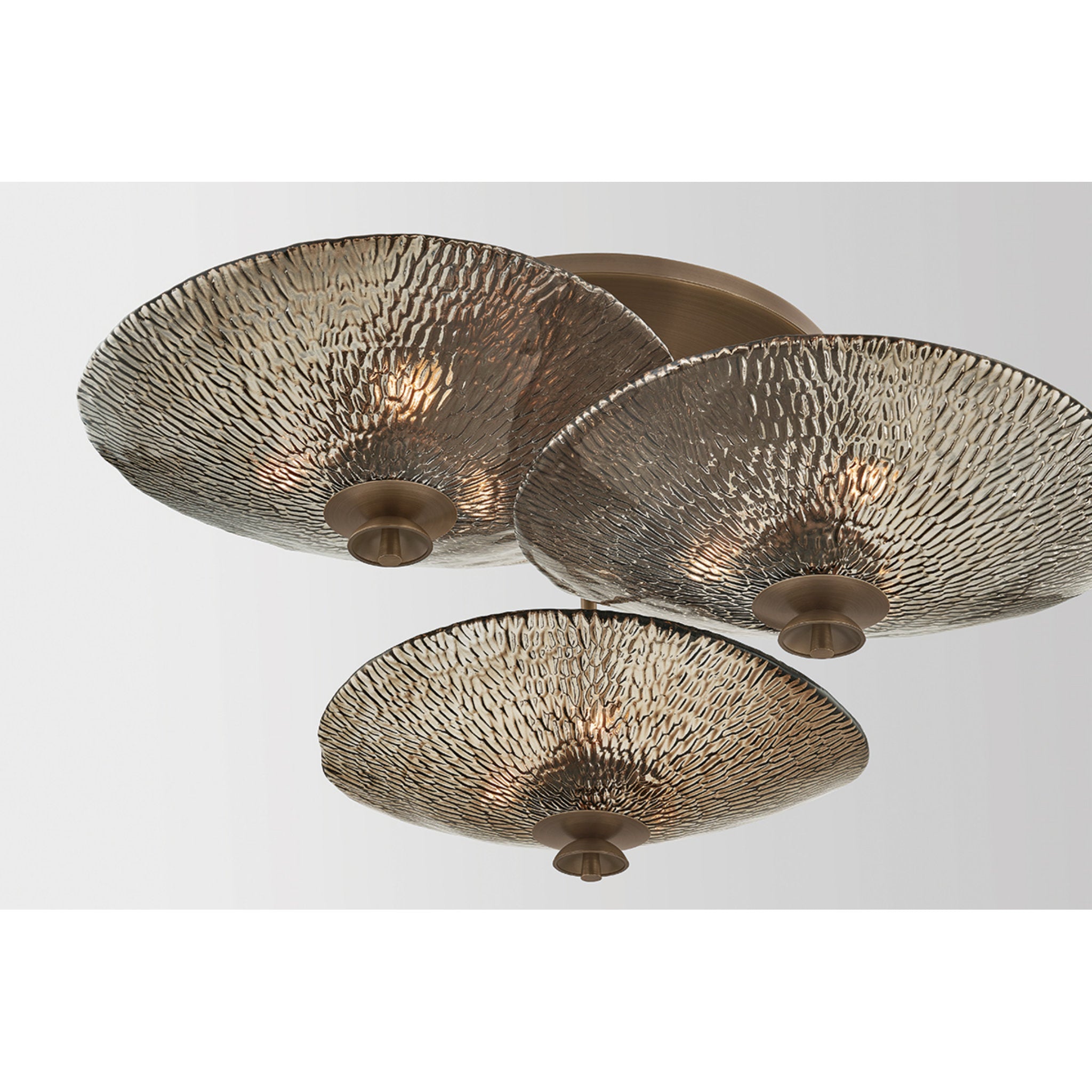 Alba 9-Light Semi Flush in Old World Brass by Moniomi 36.25W x 14H