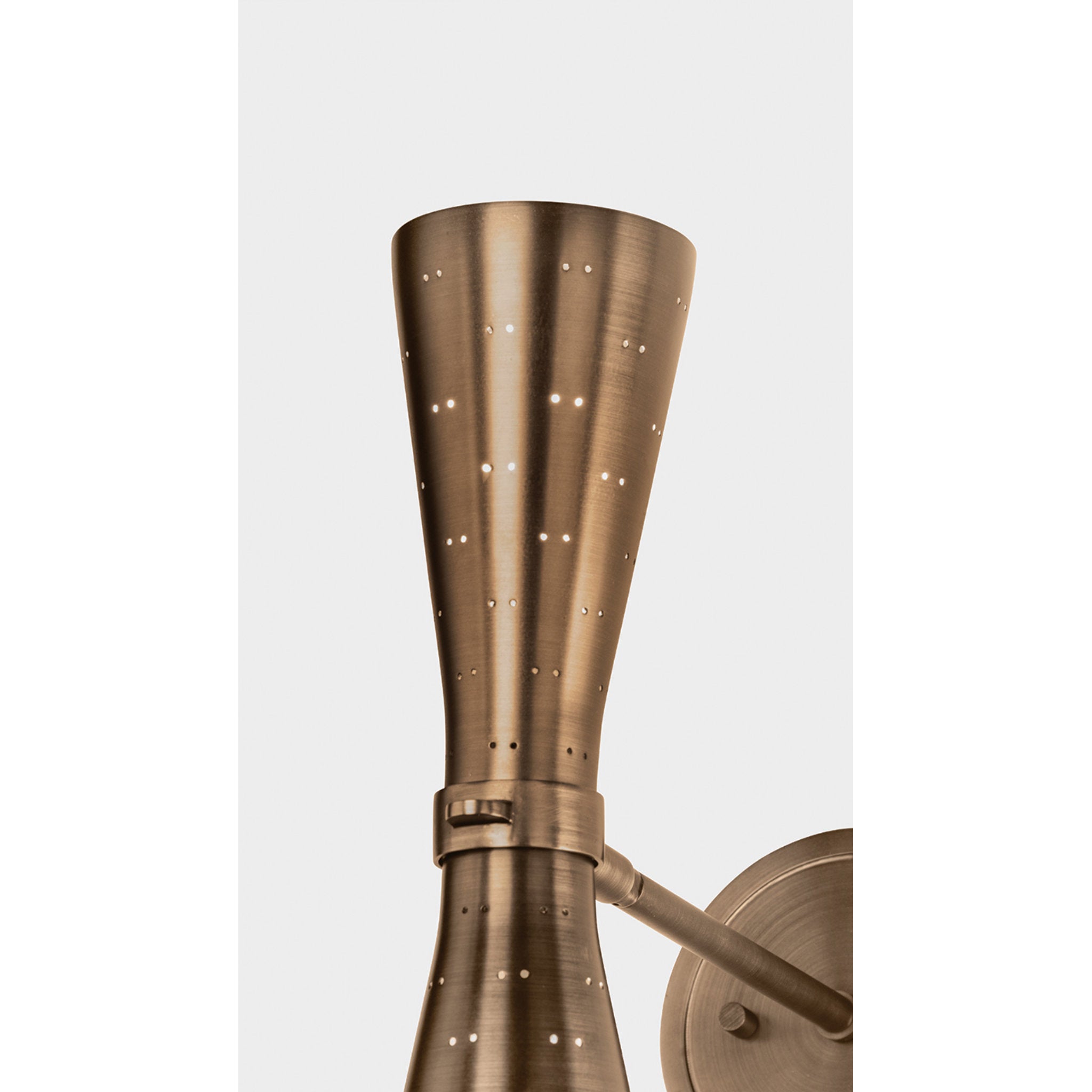 Allanton 2-Light Wall Sconce in Historic Bronze 5.25W x 17.5H