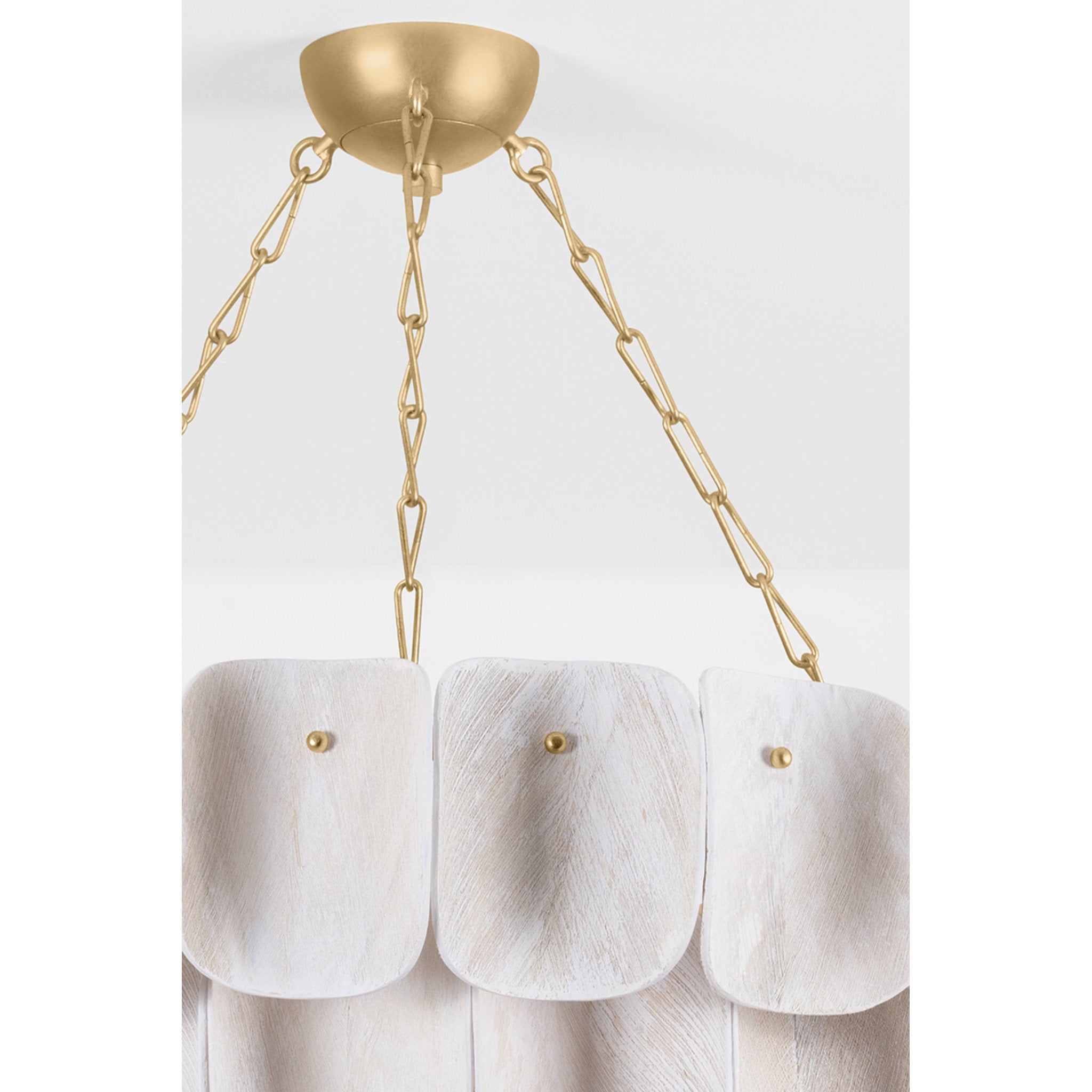 Amalfi 16-Light Chandelier in Vintage Gold Leaf 41W x 18.5H