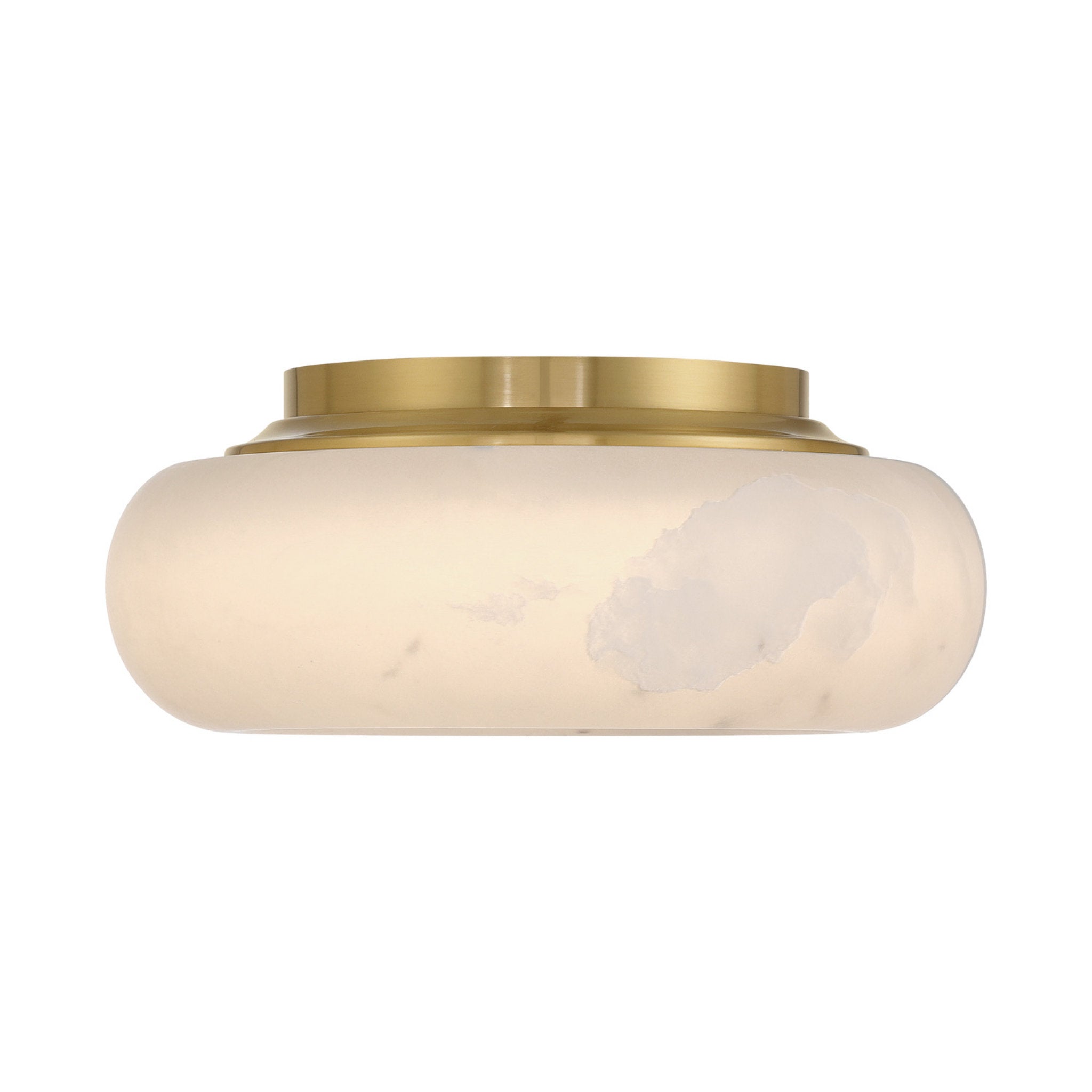 Acme 11.75'' Integrated LED Aged Brass Flush Mount Gold 11.75"W x 4.75"H x 11.75"D