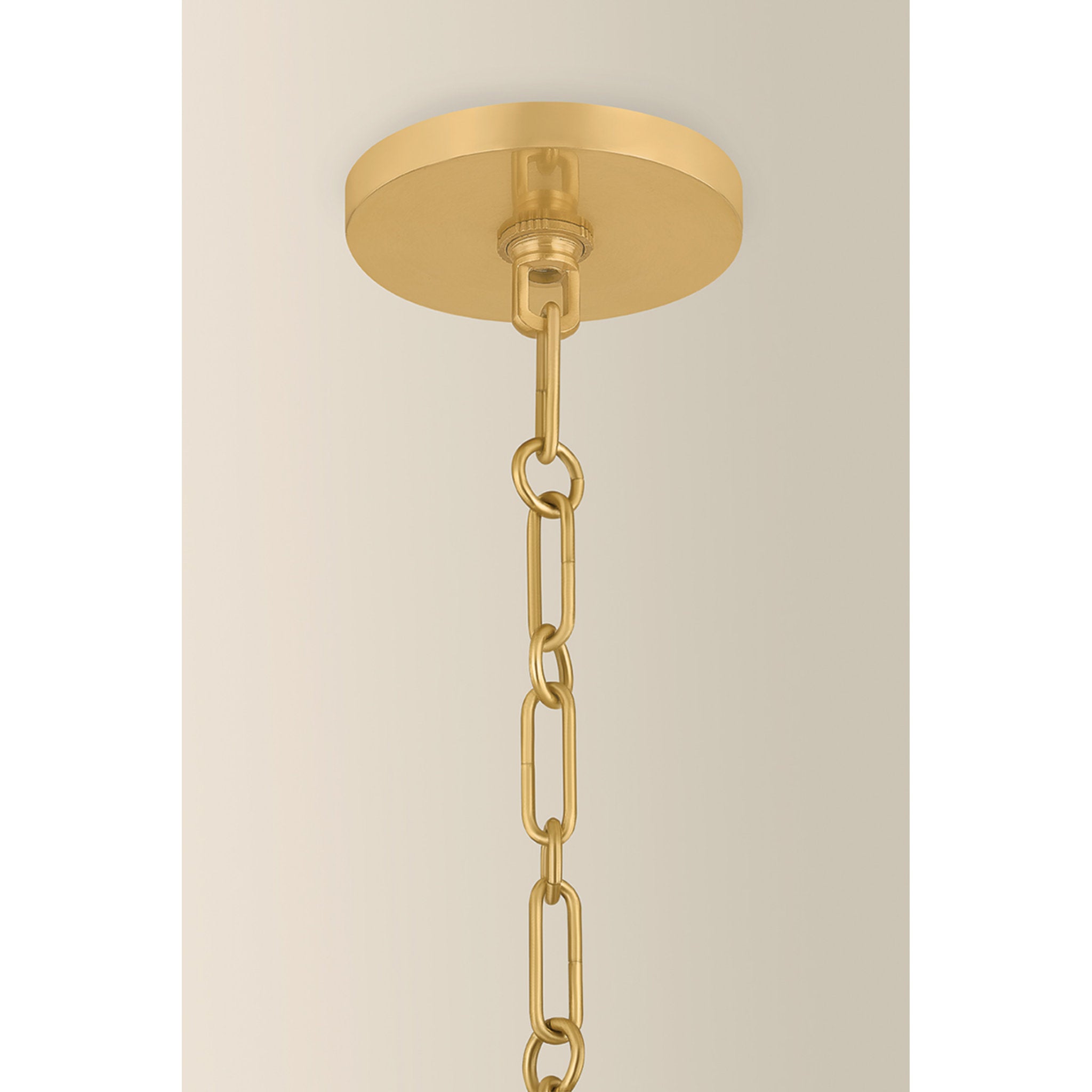 Antoneta 6-Light Chandelier in Aged Brass 20.5W x 21.25H
