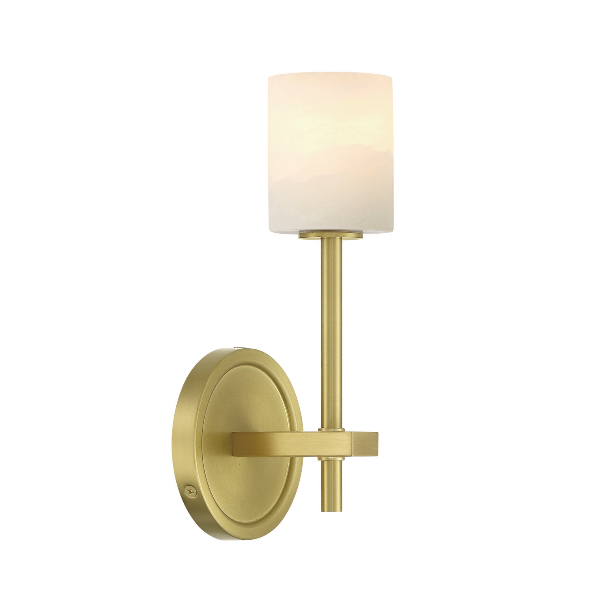 Aragon 4.5'' LED Soft Brass Sconce Gold 4.5"W x 10.75"H x 4.5"D