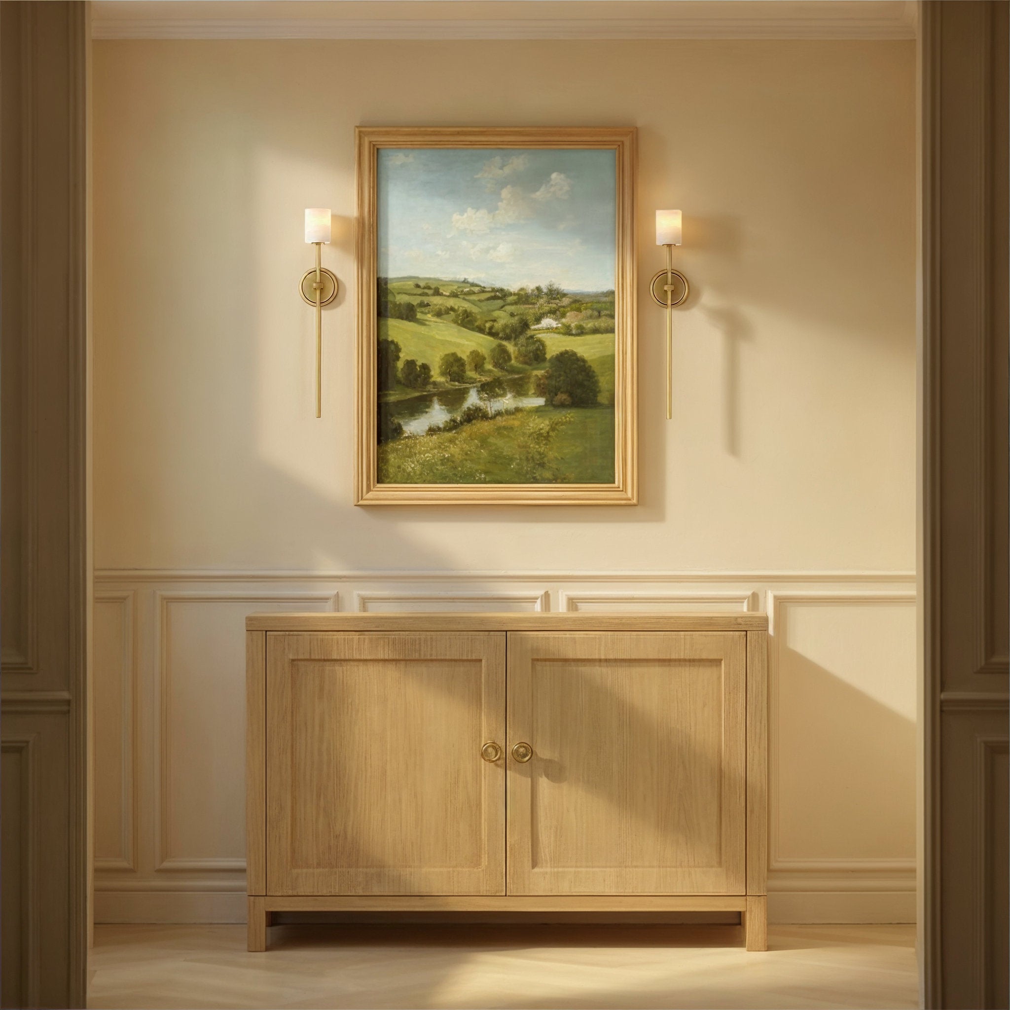 Aragon 4.5'' LED Soft Brass Sconce Gold 4.5"W x 10.75"H x 4.5"D