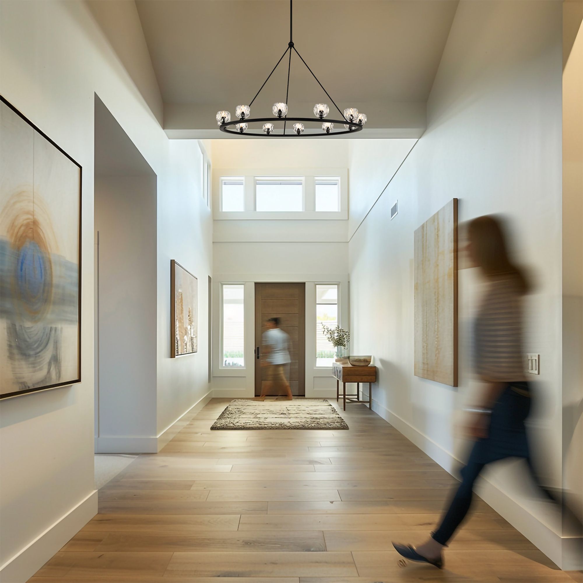 Aragon 48'' LED Matte Black Chandelier Black 48"W x 32"H x 48"D