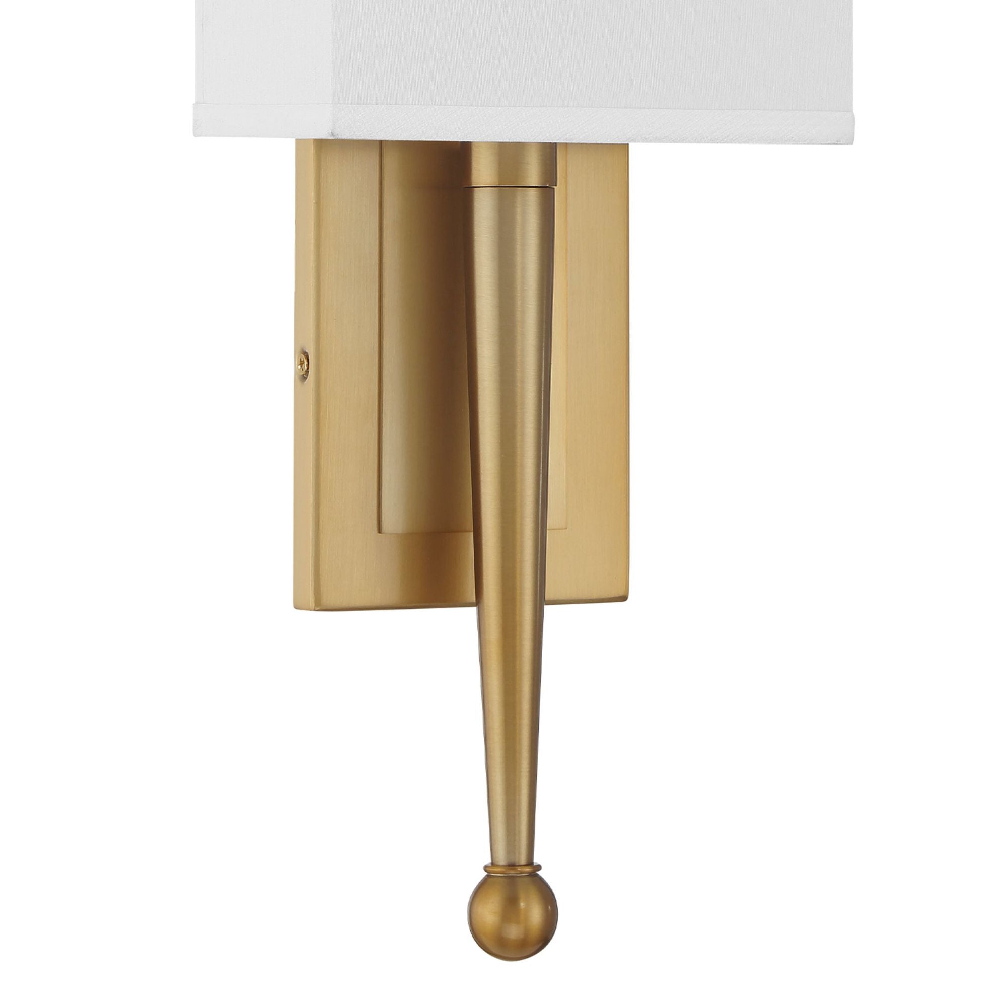 Ardson 7'' Vibrant Gold Sconce Gold 7"W x 17.75"H x 4"D