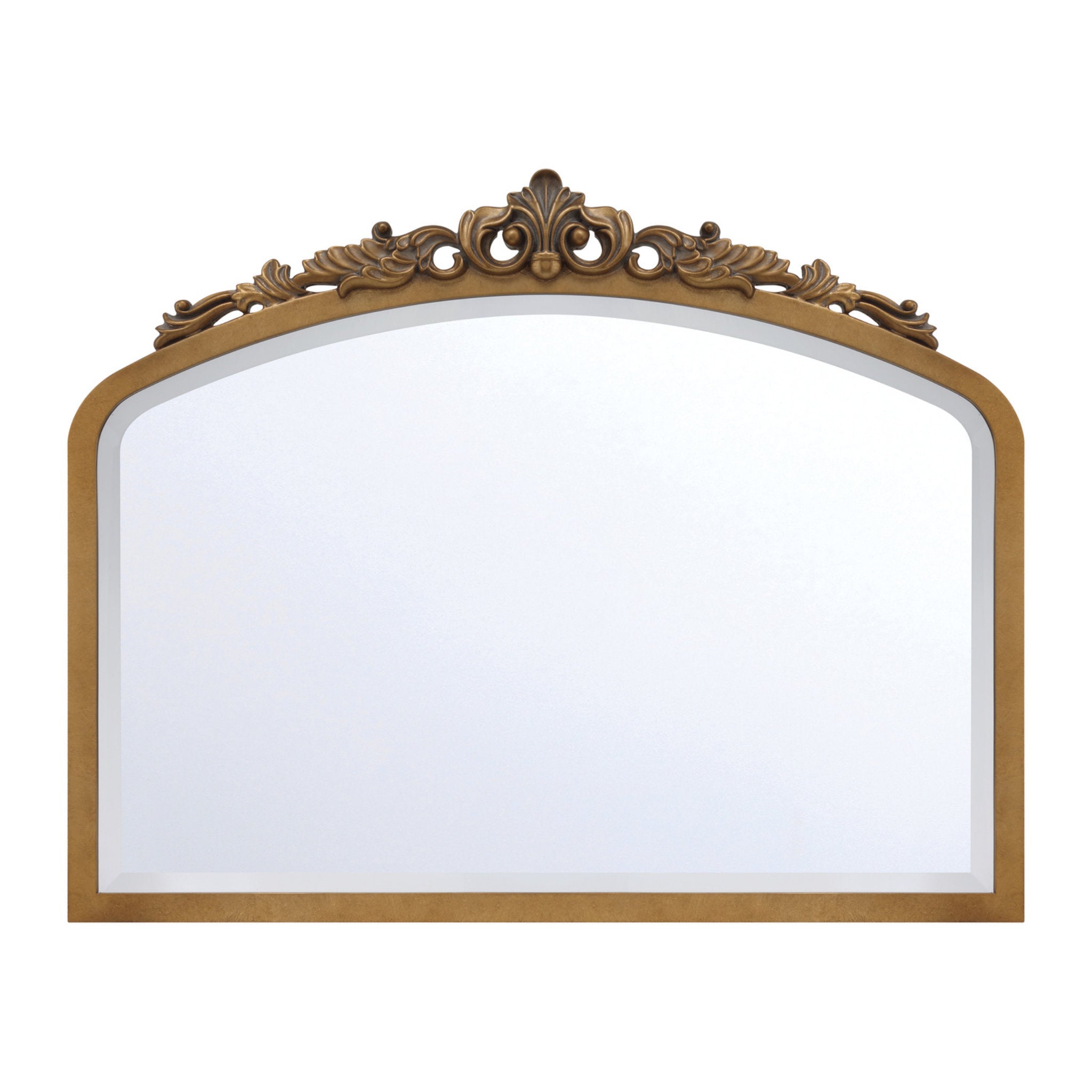 Arden 40'' Burnished Brass Mirror Gold 40"W x 31"H x 2.25"D
