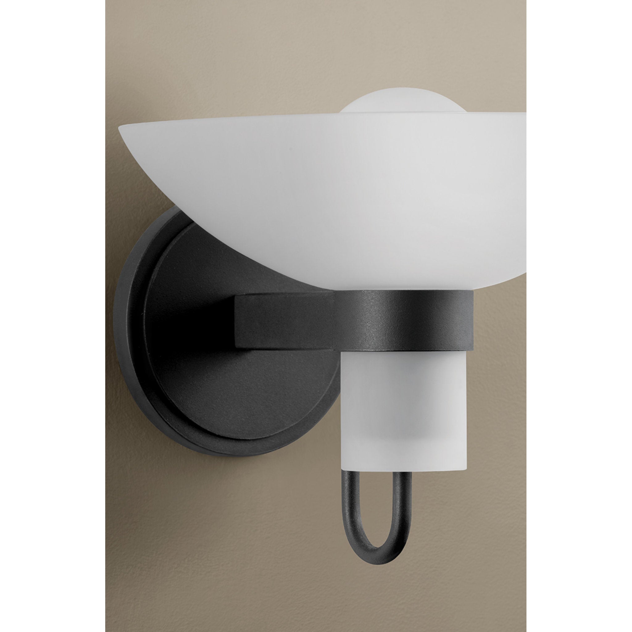 Arturo 1-Light Wall Sconce in Textured Bronze W/ Hl 9.5W x 8H