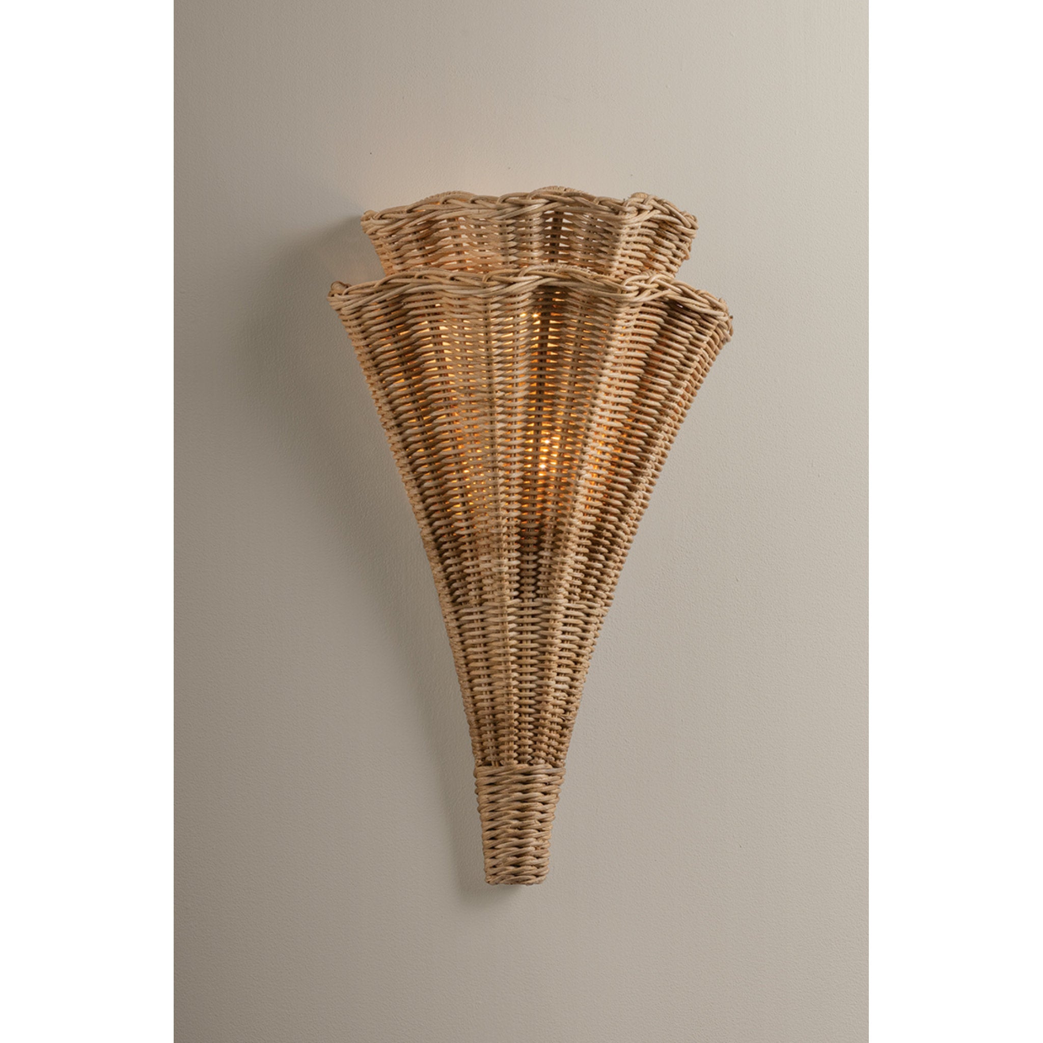 Arverne 2-Light Wall Sconce in Vintage Gold Leaf 11W x 17H