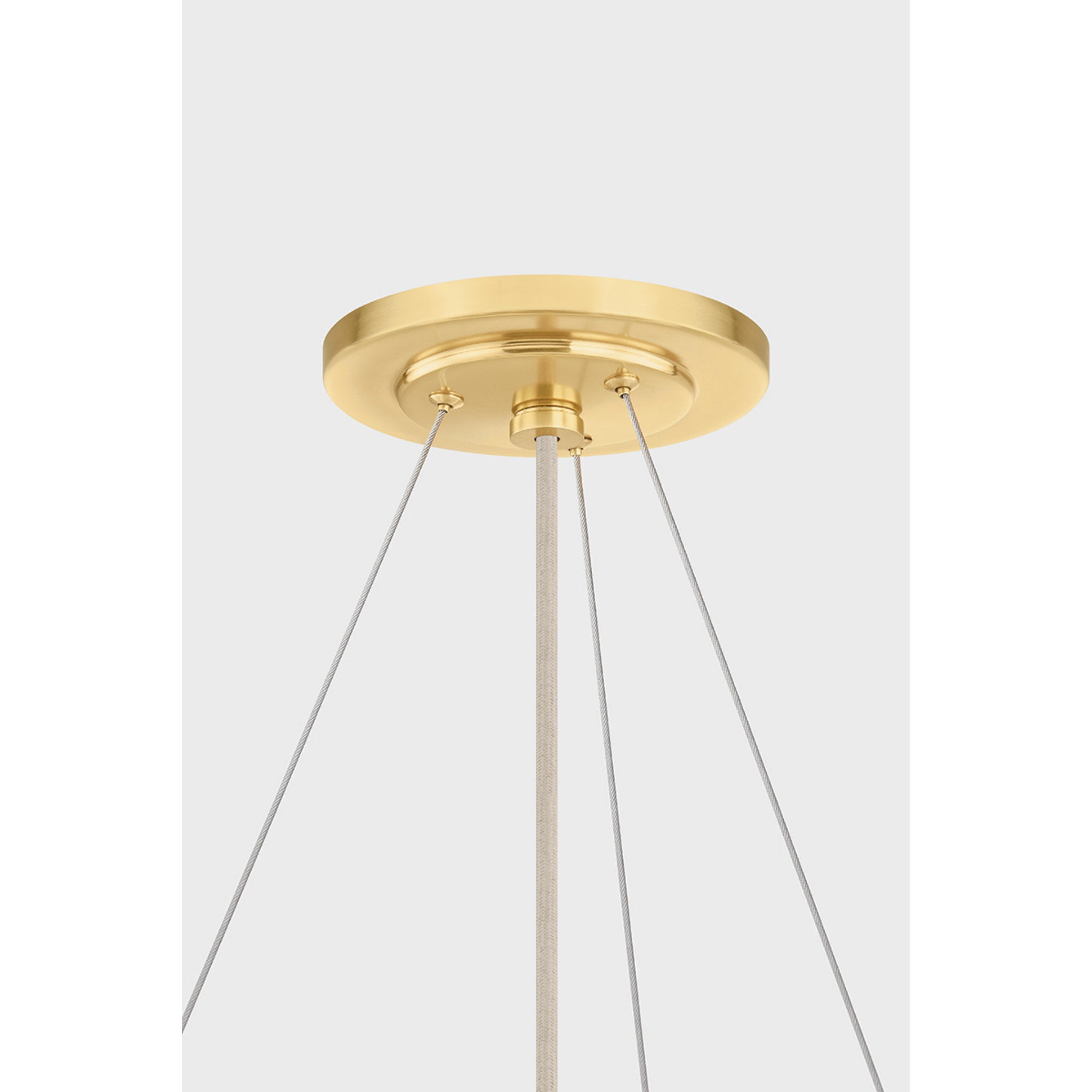 Ashland 6-Light Pendant in Aged Brass 32W x 10.25H