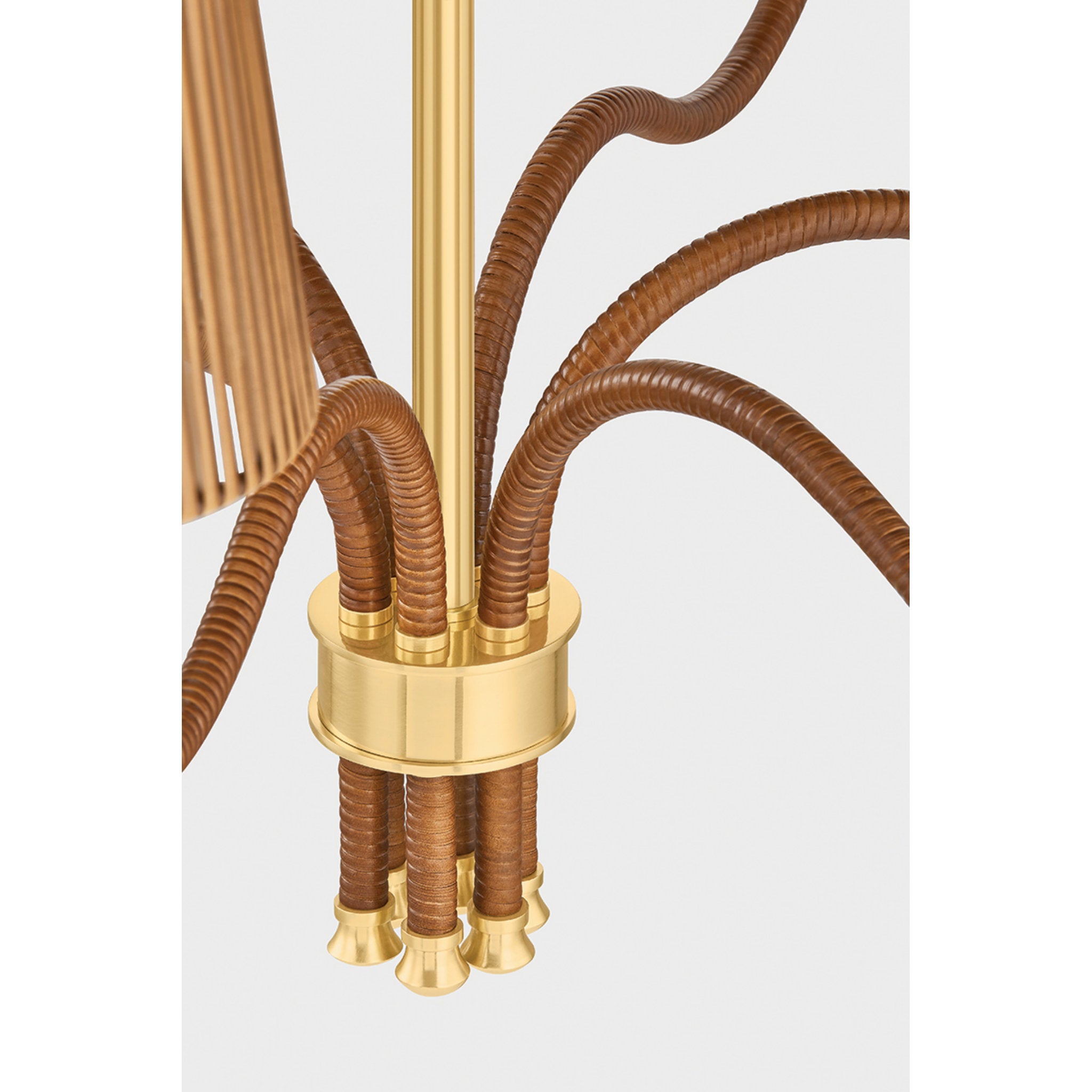 Atwood 6-Light Chandelier in Aged Brass 30W x 23H