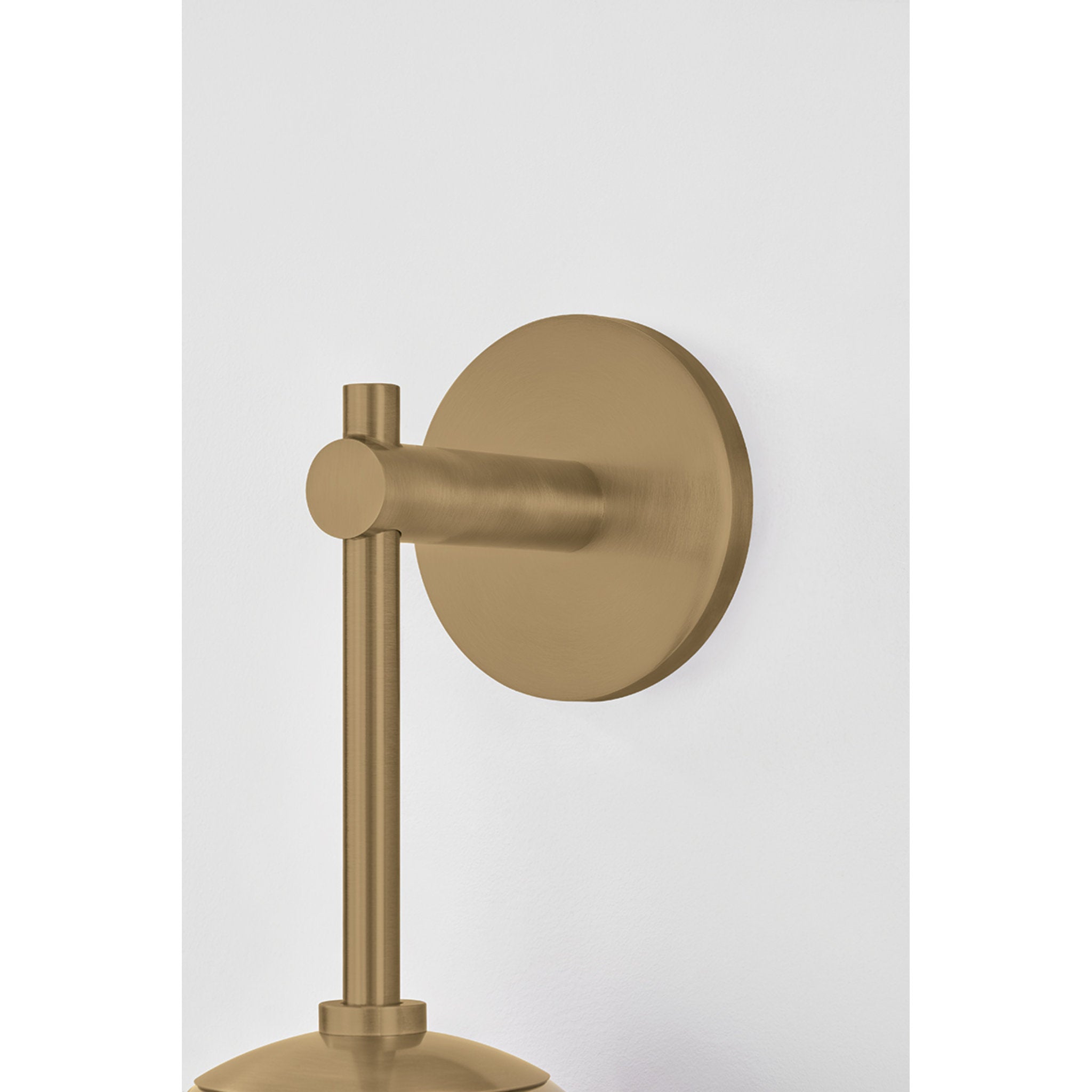 August 1-Light Wall Sconce in Patina Brass 7.75W x 15H