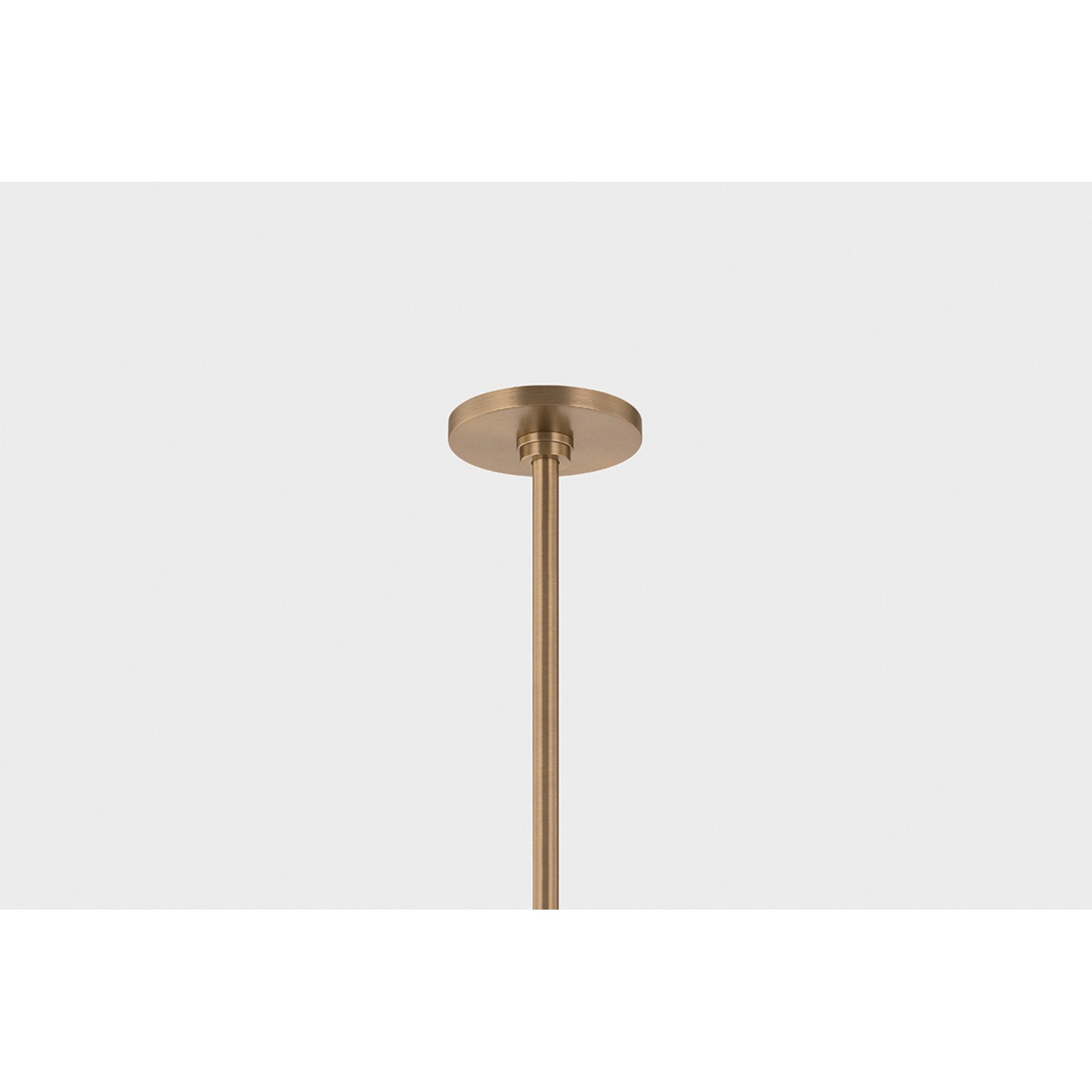 August 4-Light Chandelier in Patina Brass 34W x 17.25H