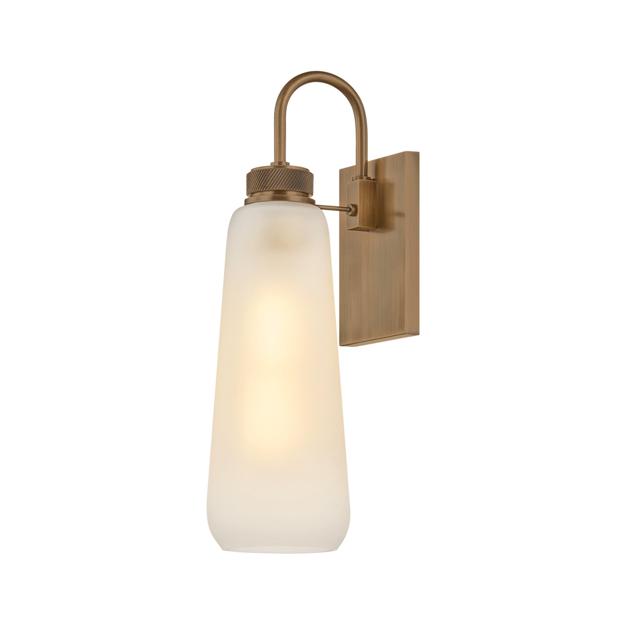 Gulliver 1-Light Wall Sconce in Patina Brass 4.75W x 15.5H