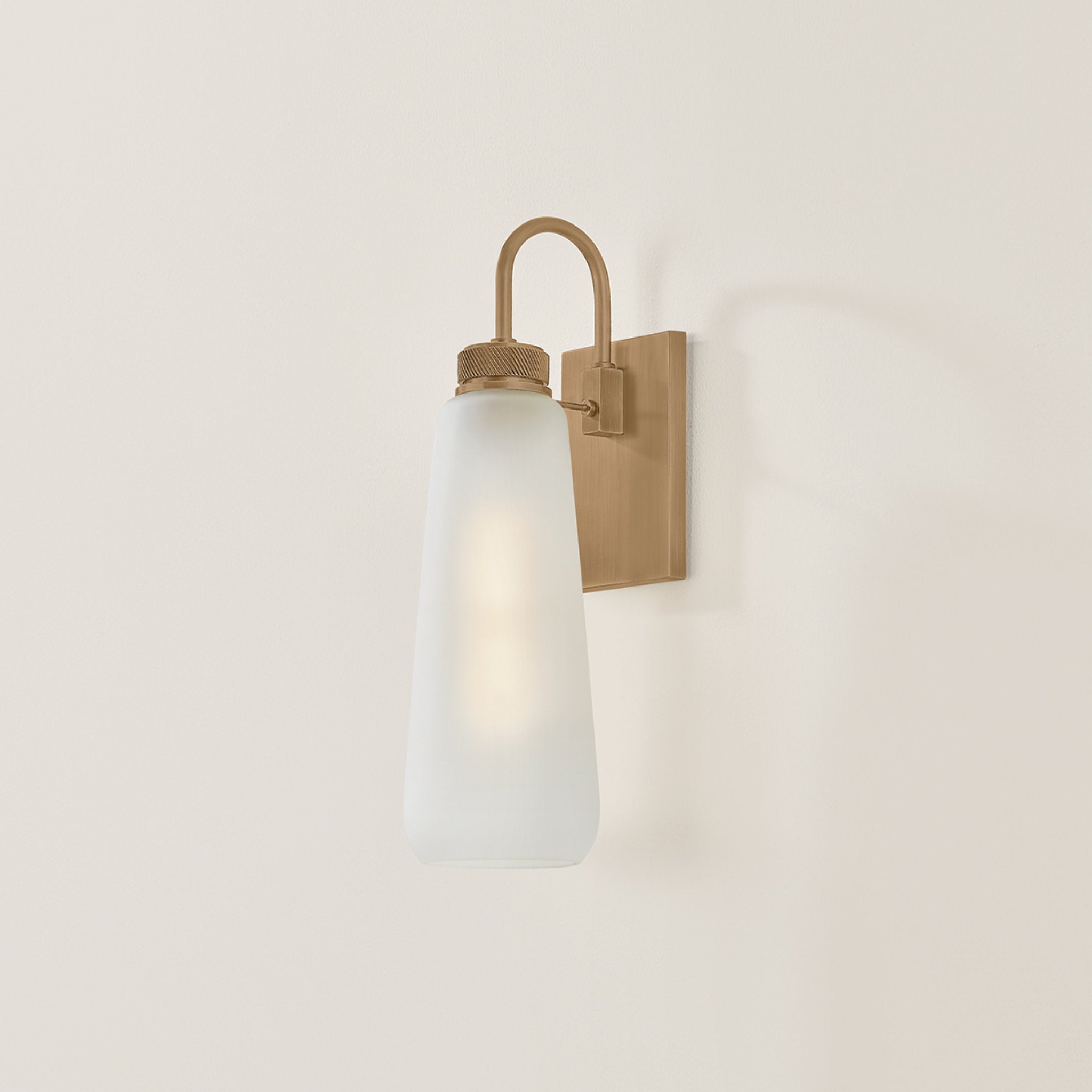 Gulliver 1-Light Wall Sconce in Patina Brass 4.75W x 15.5H