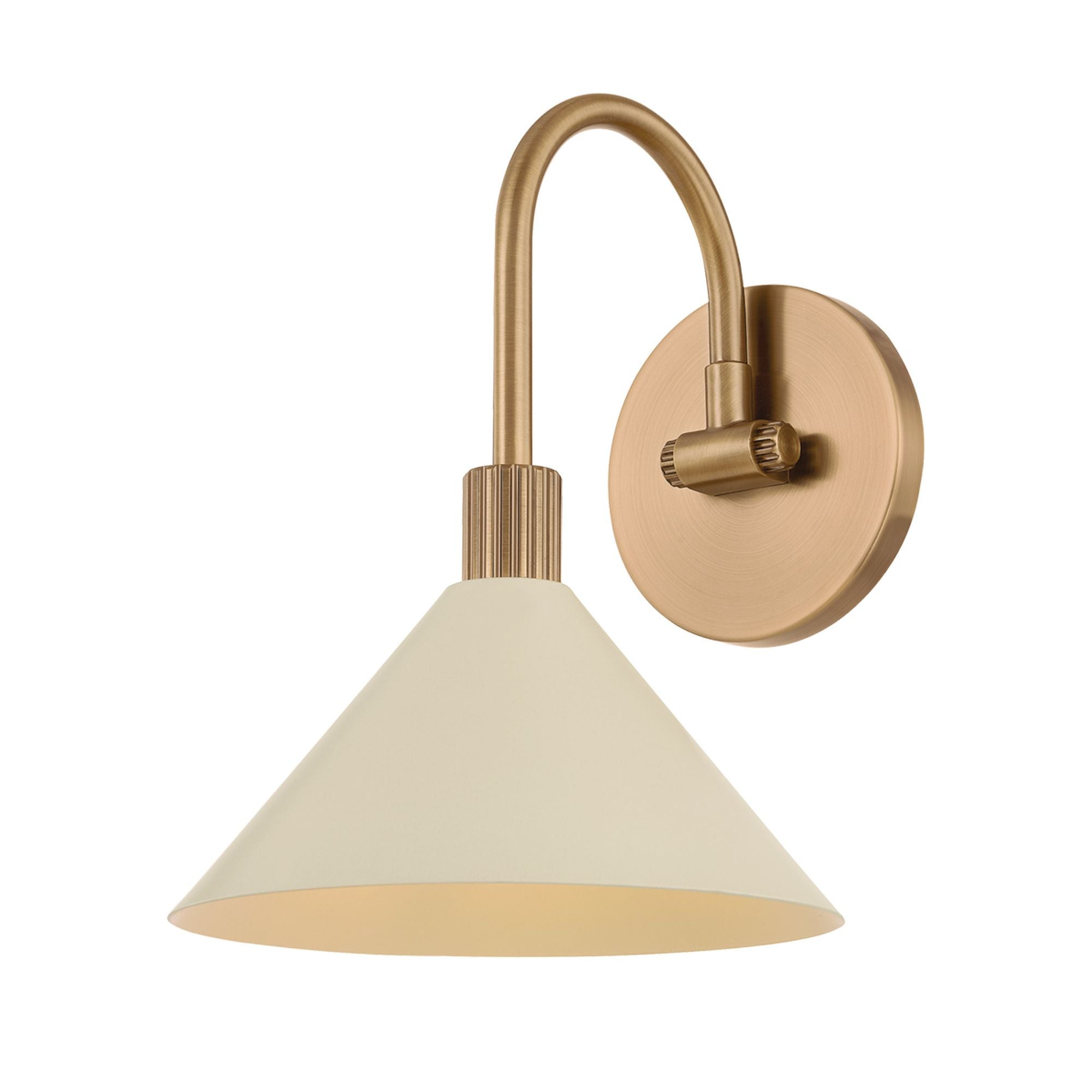 Jovani 1-Light Bath and Vanity in Patina Brass 7.75W x 10.25H