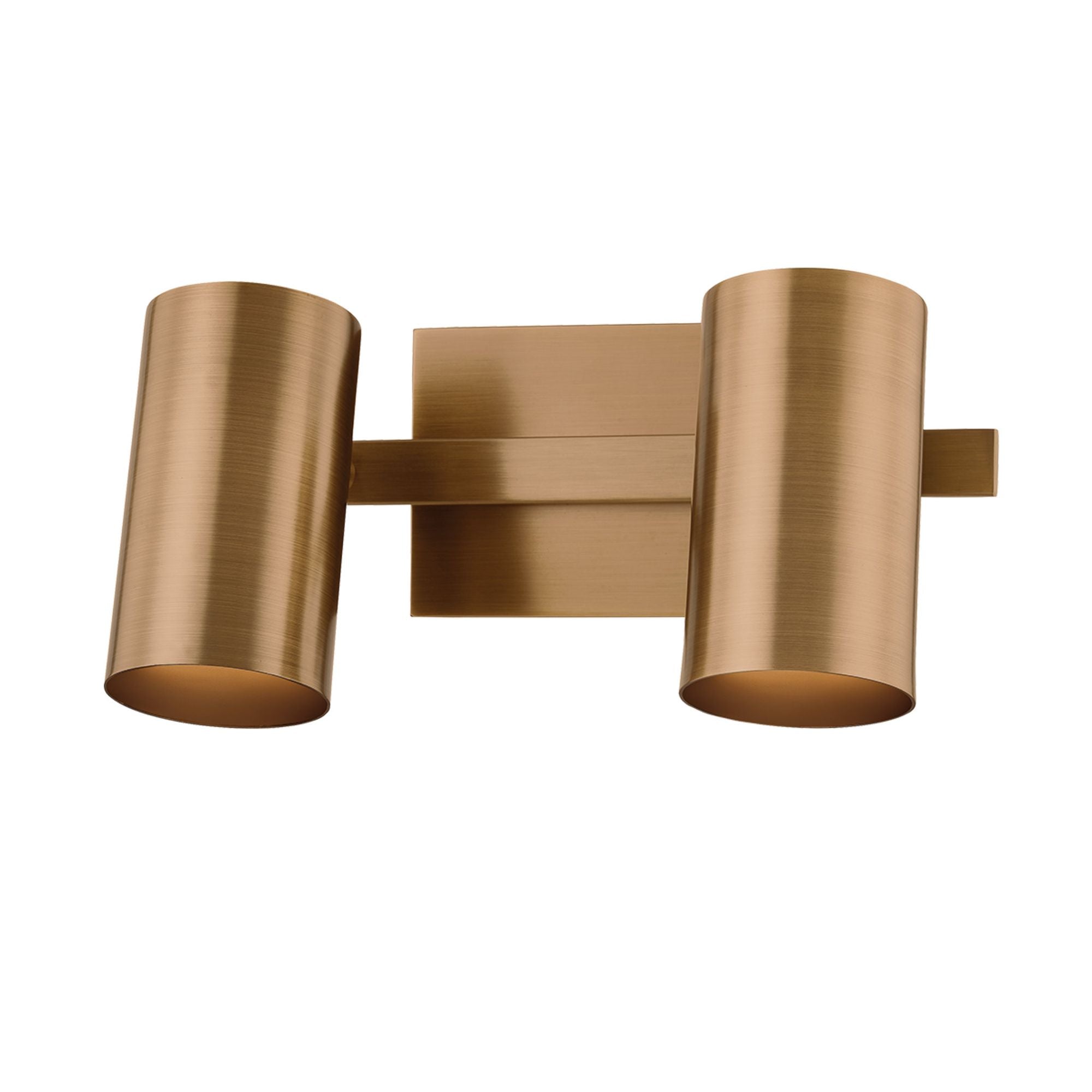 Rueben Bath And Vanity 2-Light LED in Patina Brass 12W x 6.25H