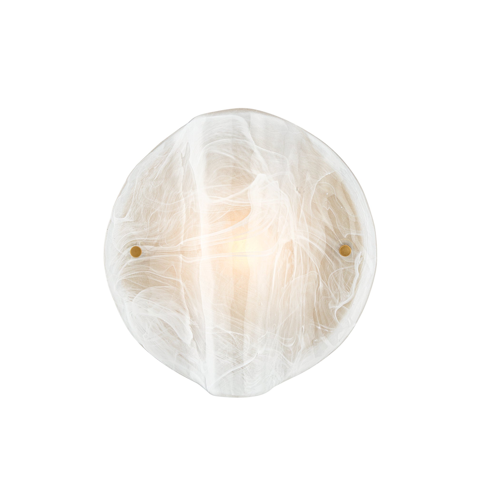 Dale 1-Light Wall Sconce in Patina Brass 4L x 9.5W x 9.5H