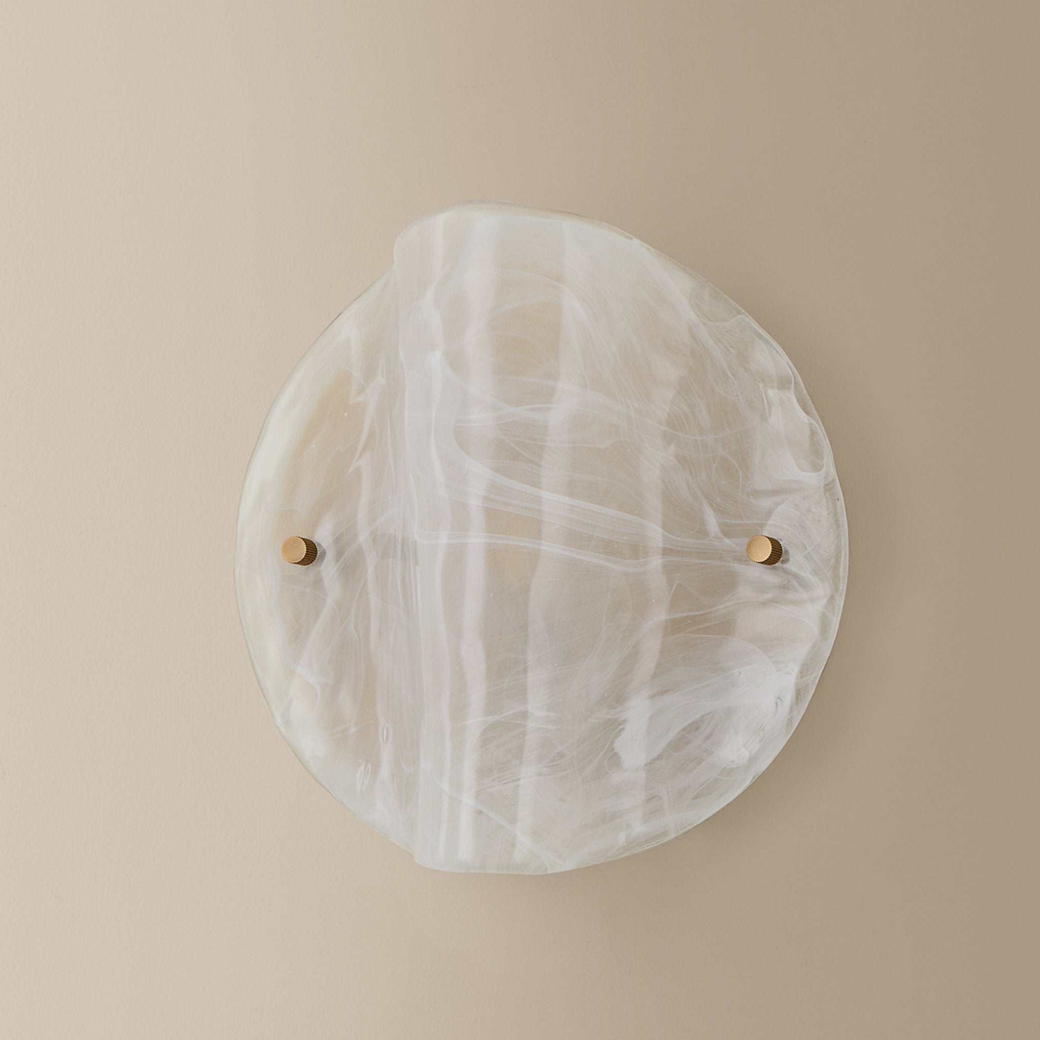 Dale 1-Light Wall Sconce in Patina Brass 4L x 9.5W x 9.5H