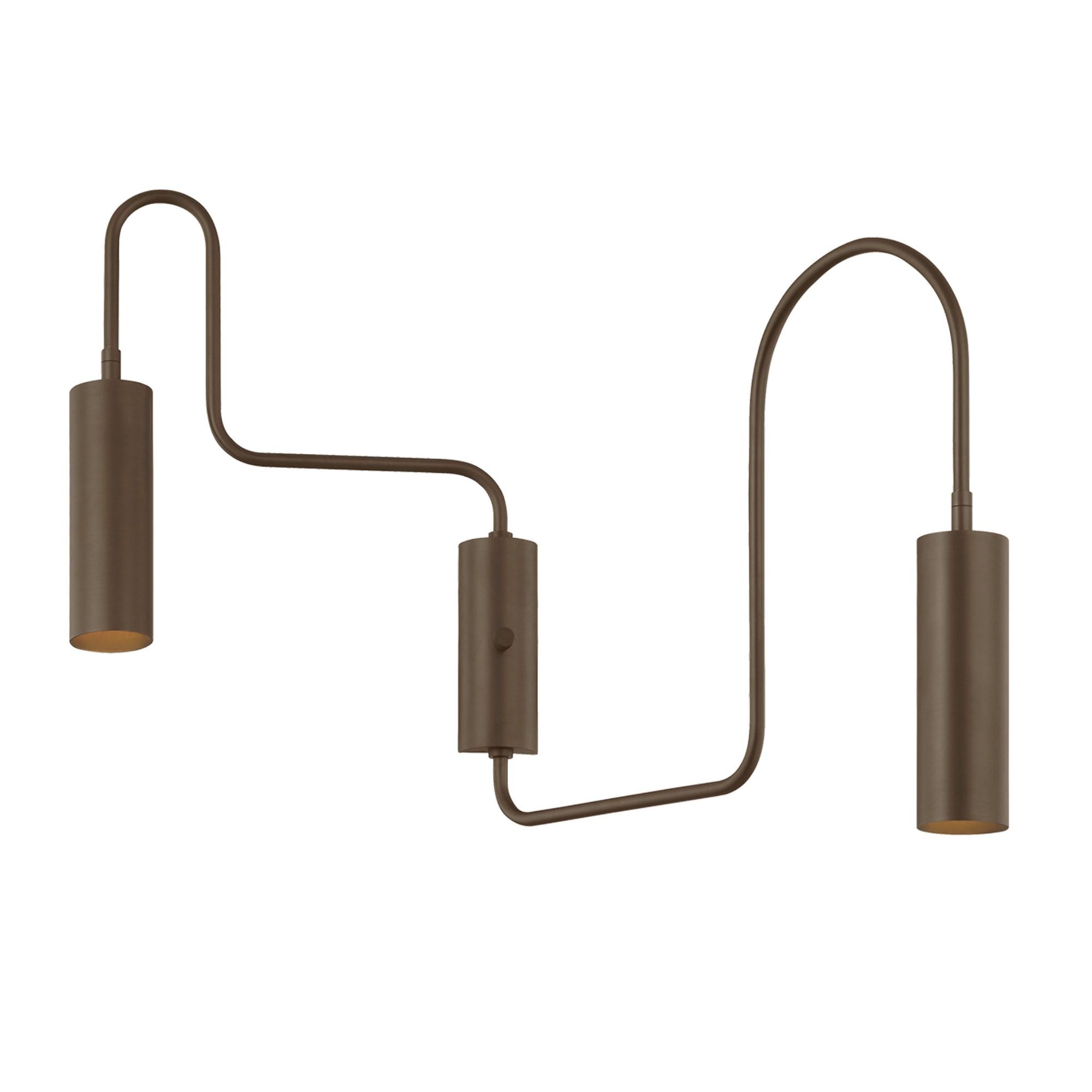 Lark 2-Light Wall Sconce in Bronze 21W x 20.25H