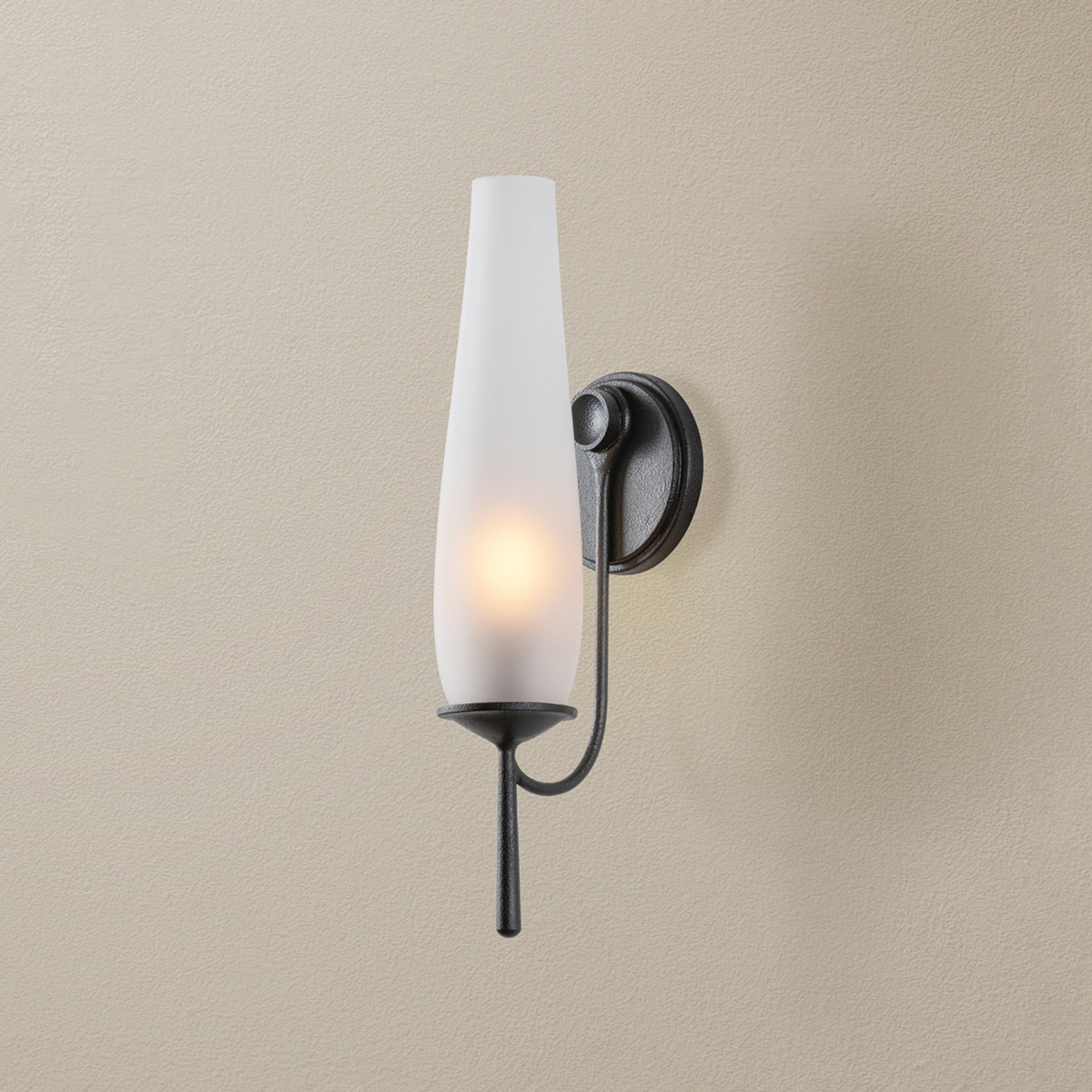 Legacy 1-Light Wall Sconce in Forged Iron by Lauren Liess 4.75W x 17.5H