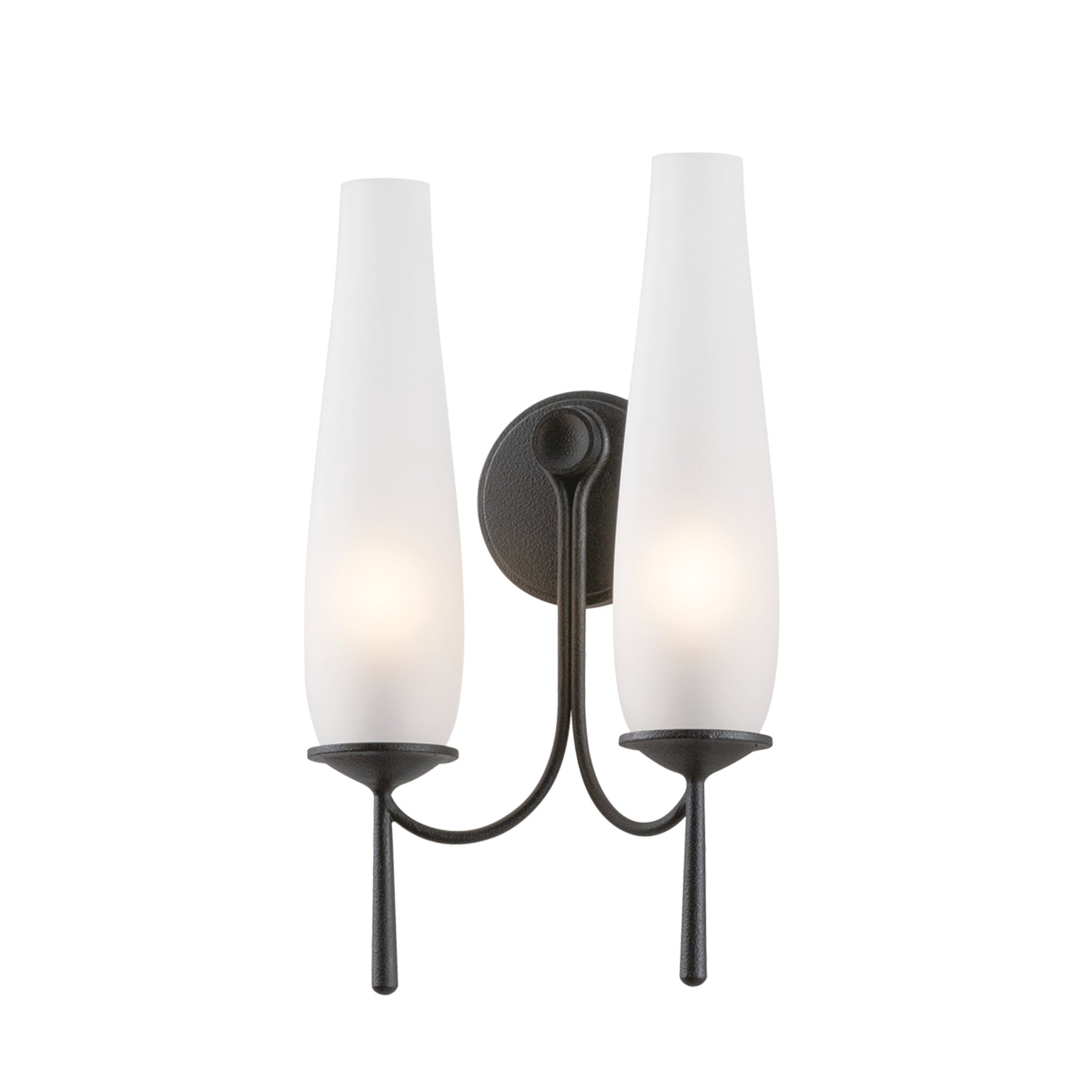 Legacy 2-Light Wall Sconce in Forged Iron by Lauren Liess 10.75W x 17.5H