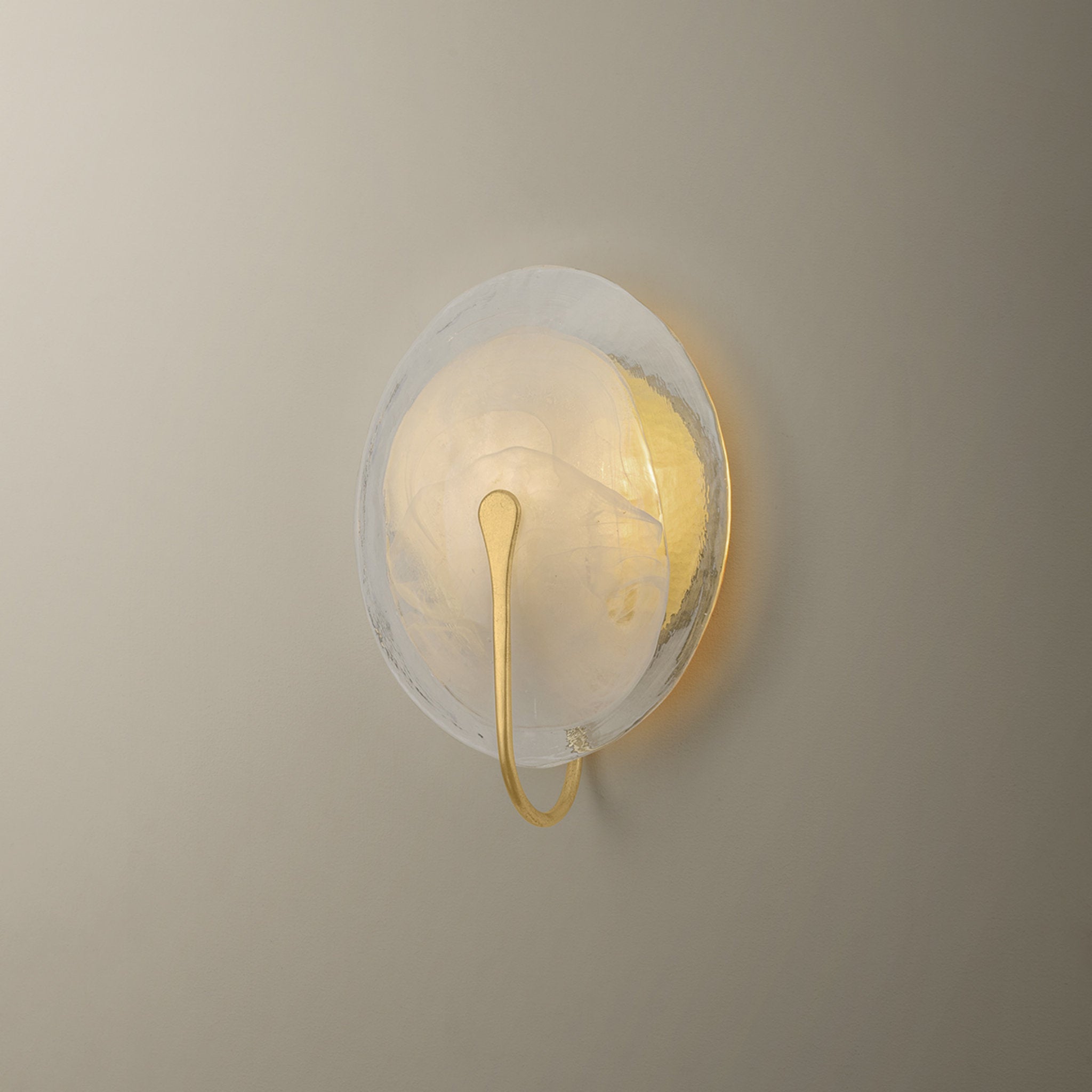 Valley 1-Light Wall Sconce in Vintage Gold Leaf 9.25W x 12.25H