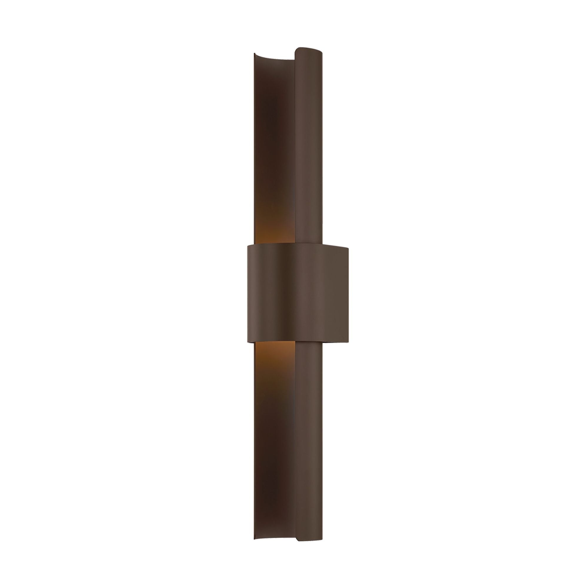 Ossian Wall Sconce 1-Light Outdoor LED in Bronze 4.75W x 28H