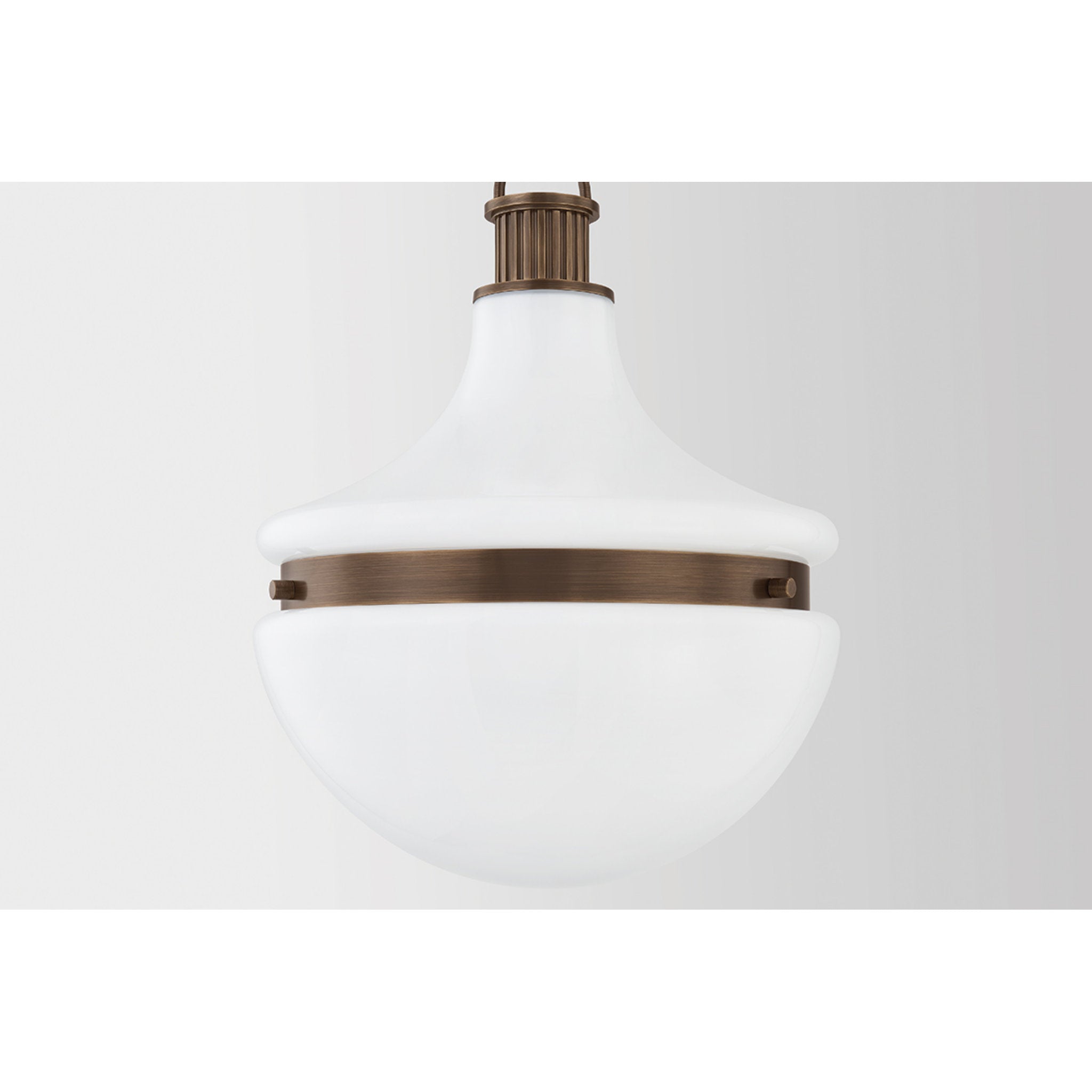 Barryville 1-Light Pendant in Historic Bronze 12W x 15.5H