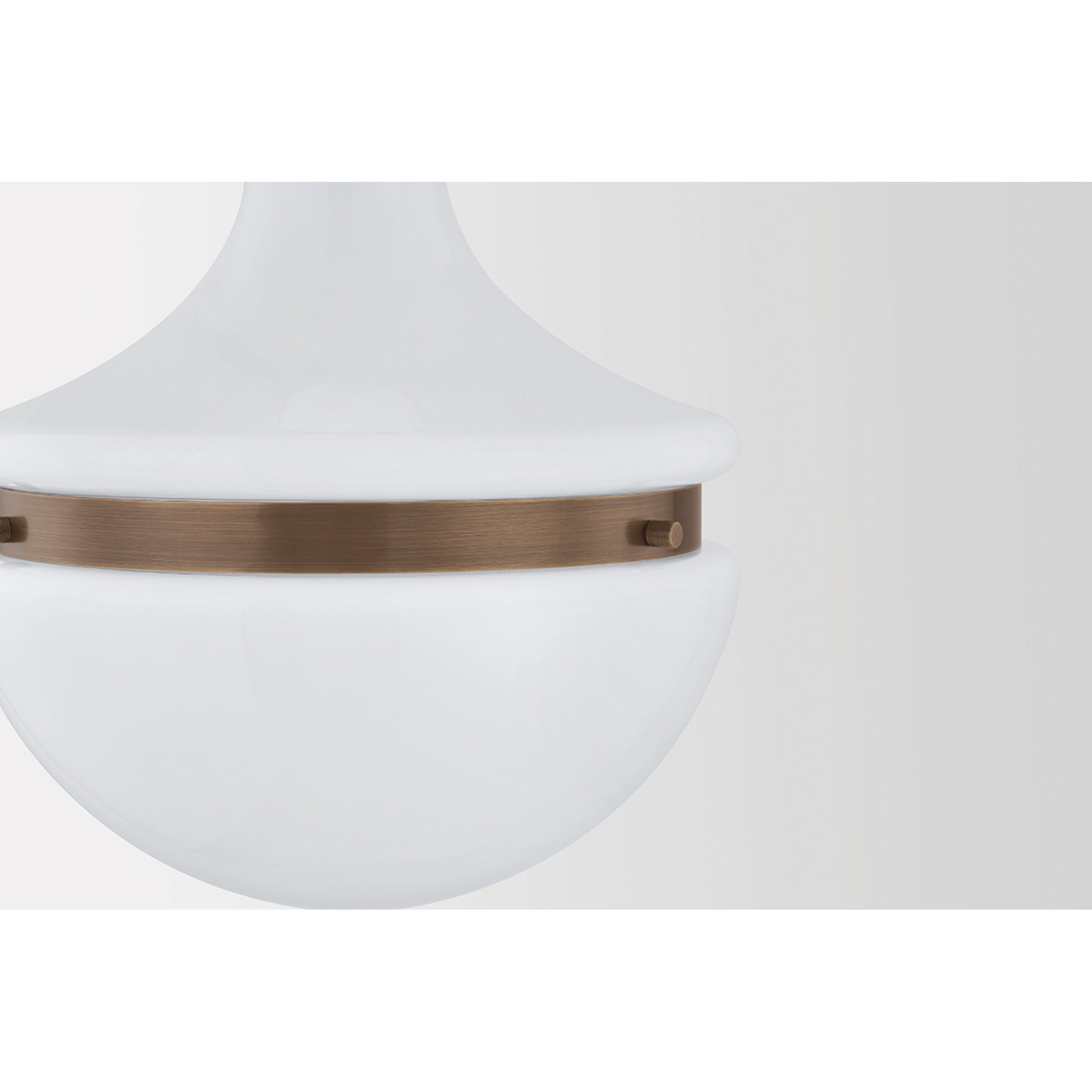 Barryville 1-Light Pendant in Historic Bronze 12W x 15.5H