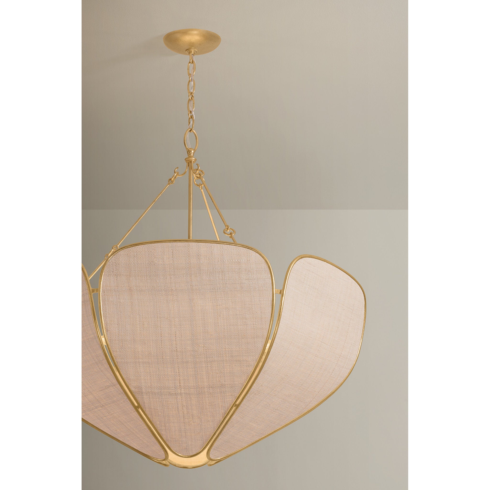 Bayville 6-Light Pendant in Vintage Gold Leaf 31.75W x 32.75H