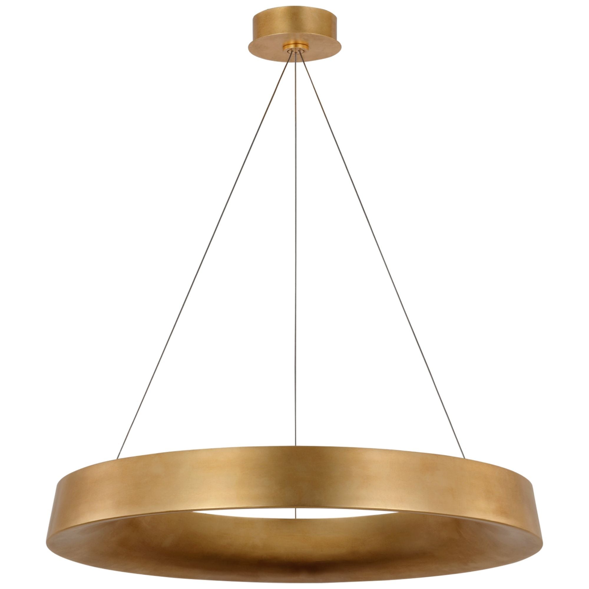 Barbara Barry Neptune 30" Uplight Ring Chandelier in Gild Ceiling Light W30"