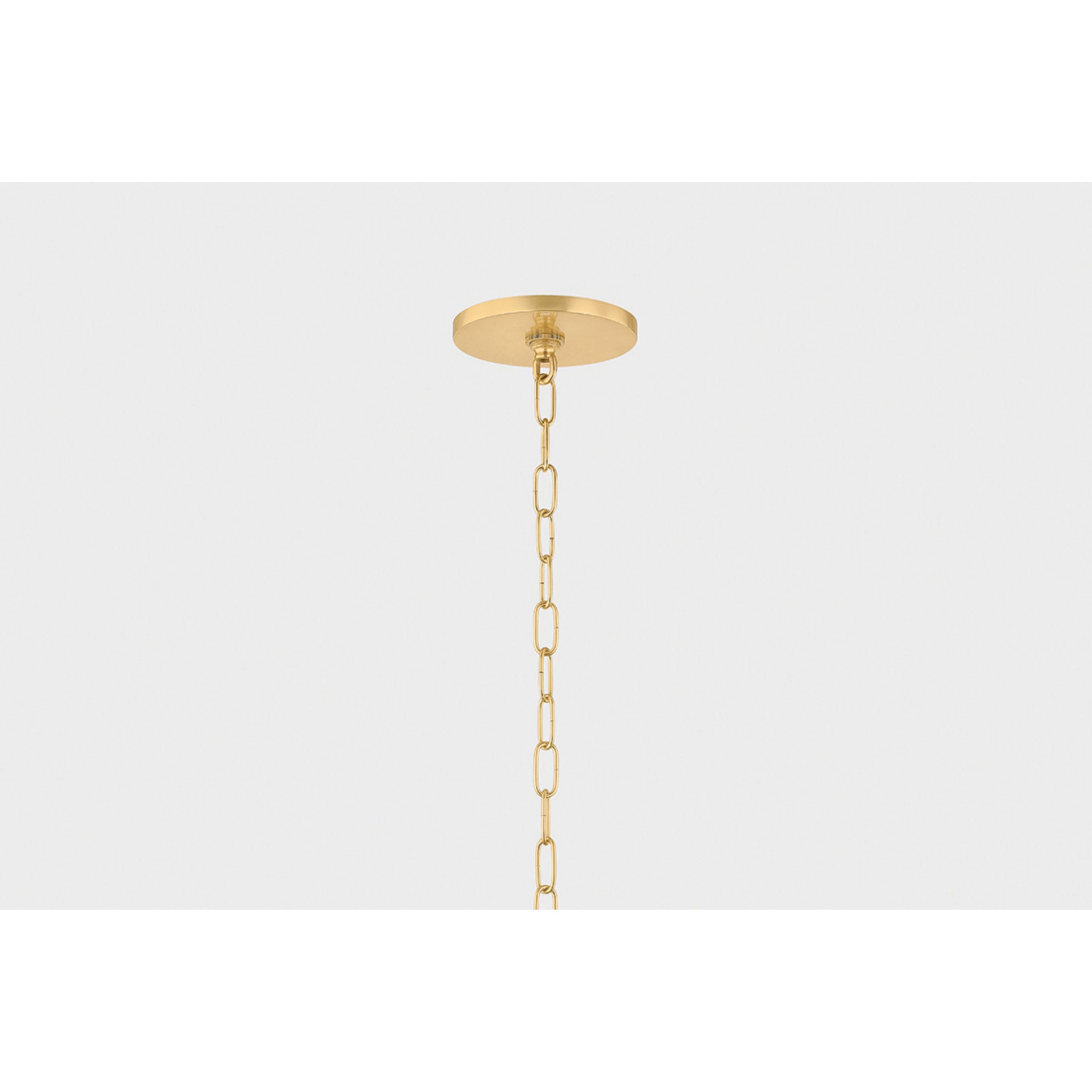Benita 1-Light Pendant in Aged Brass 15.75W x 22.5H